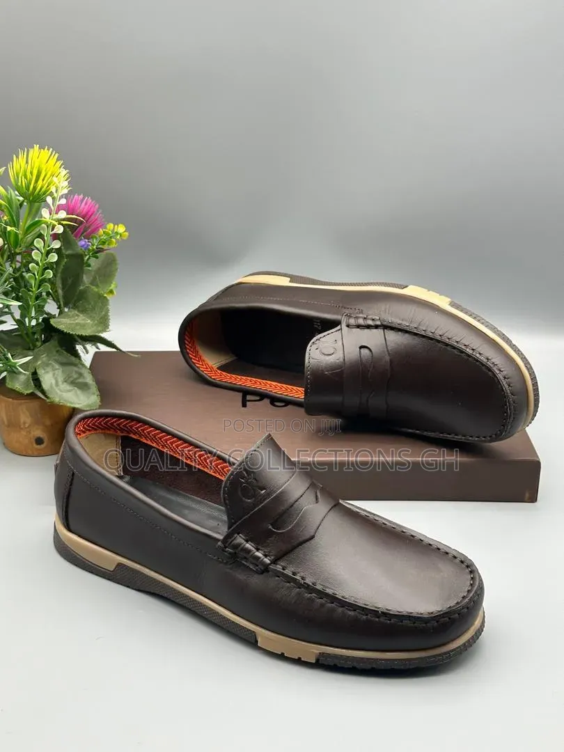 Authentic Men Leather Loafers