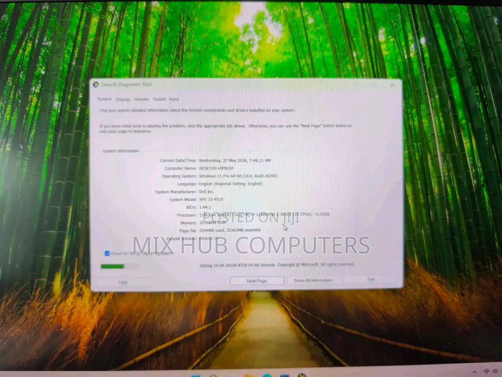 New Laptop Dell XPS 15 32GB Intel Core i7 SSD 512GB