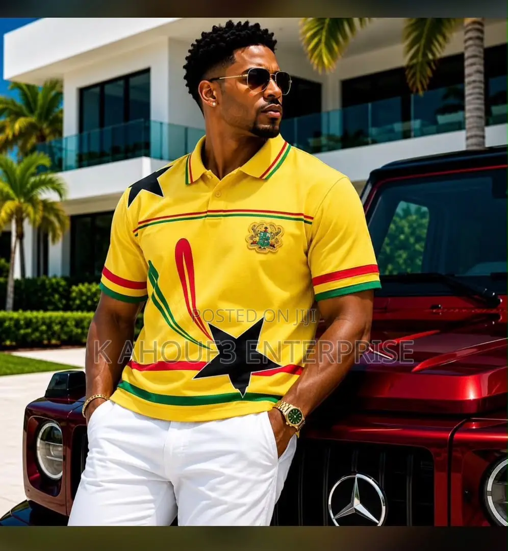 Ghana to the World Jersey Lacoste Available