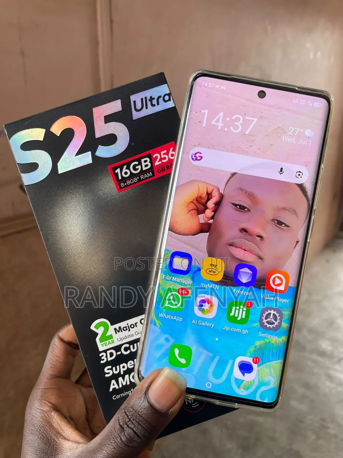New Itel S25 Ultra 256 GB Black