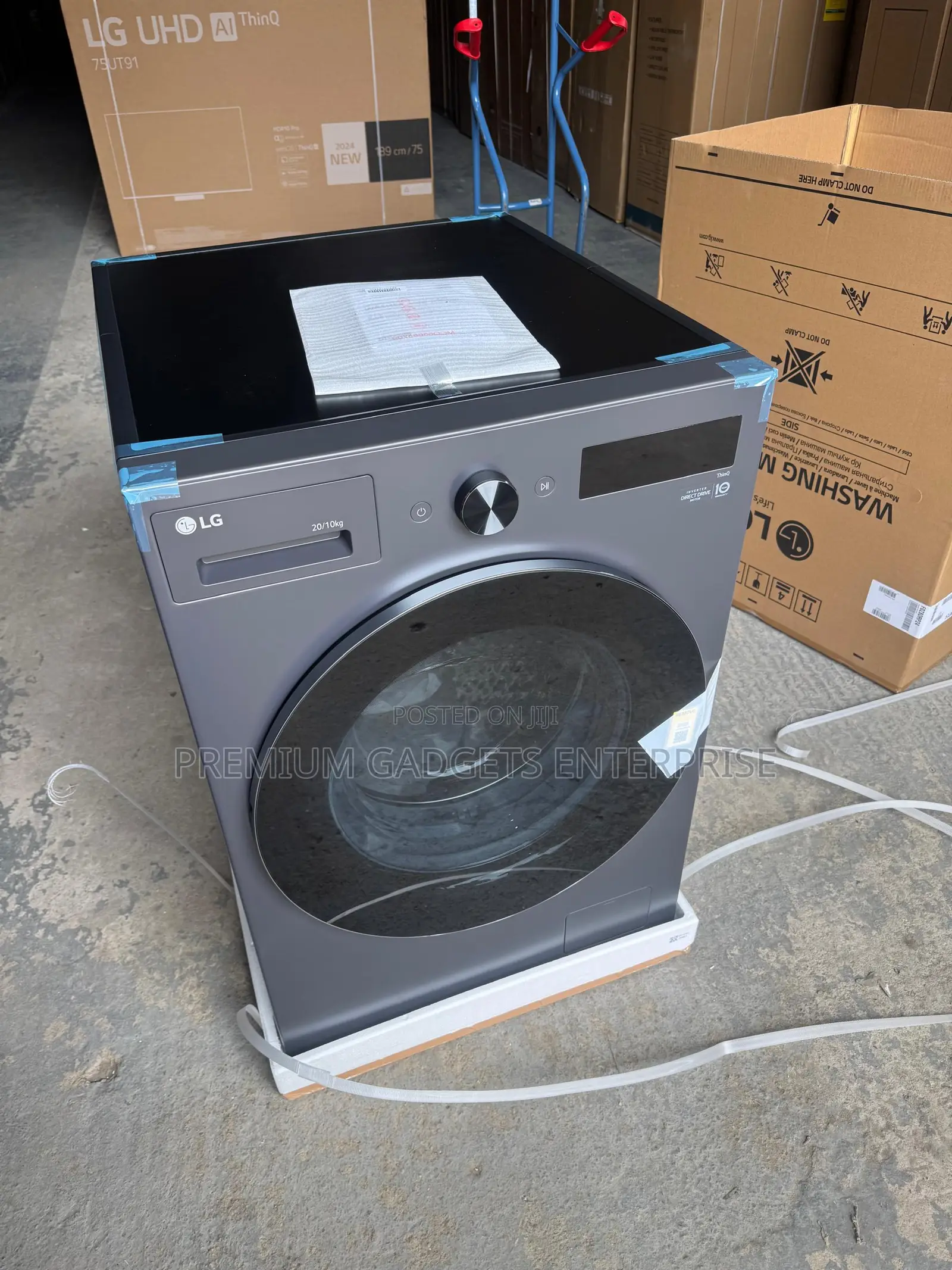 LG 20kg/10kg Washer Dryer Combo Direct Drive Motor, Smart F0z8drp24