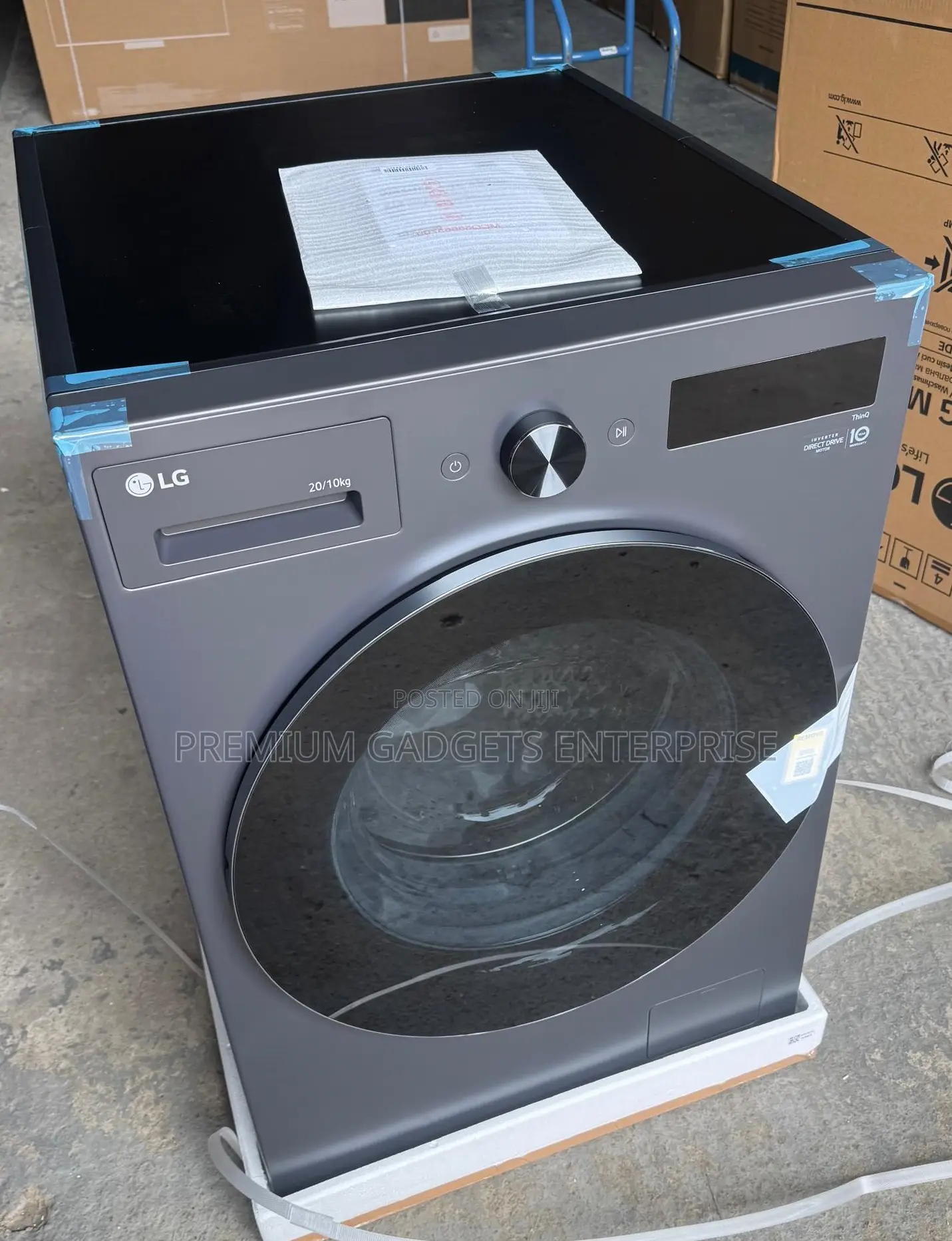 LG 20kg/10kg Washer Dryer Combo Direct Drive Motor, Smart F0z8drp24
