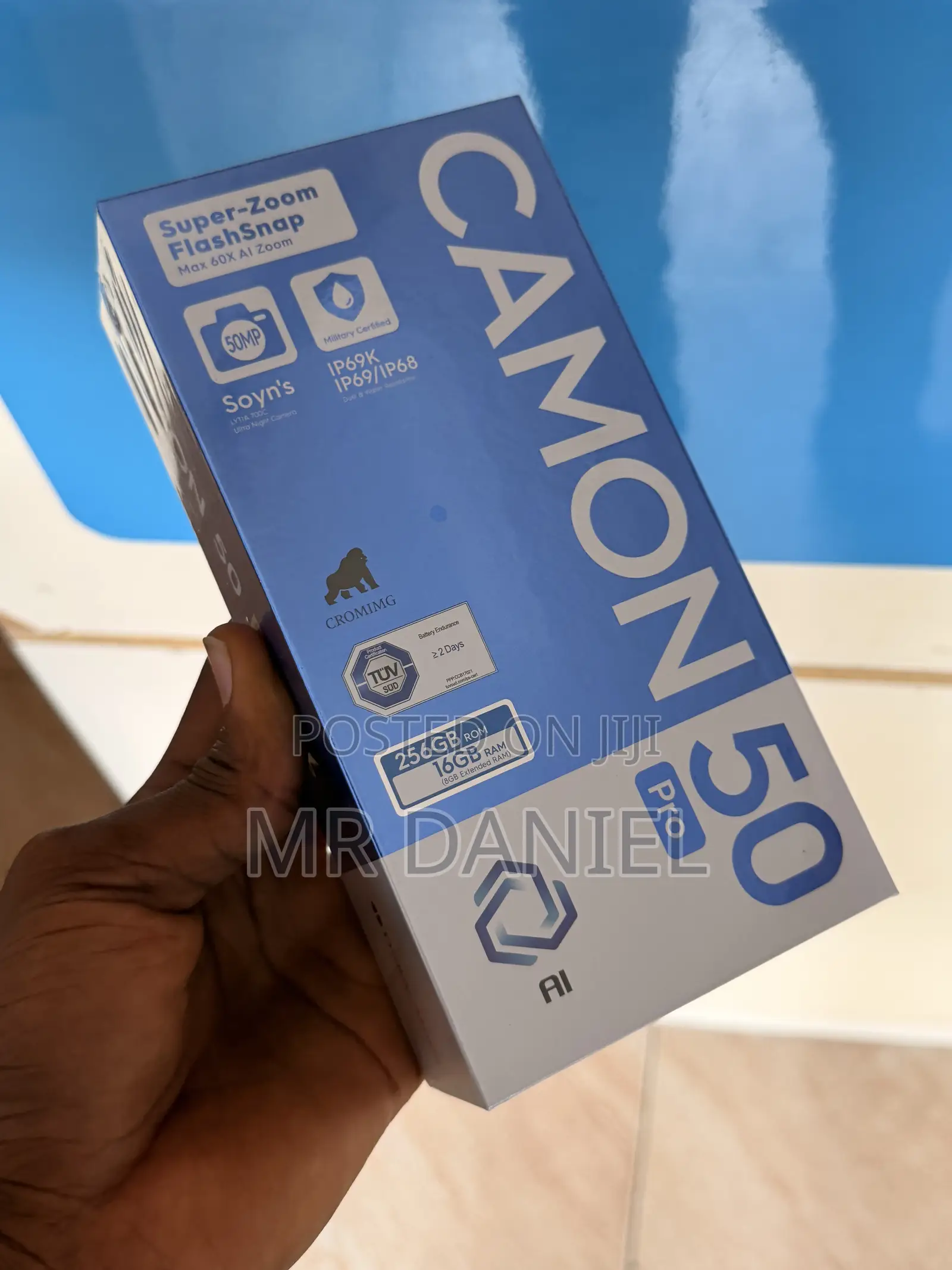 New Tecno Camon 50 Pro 256 GB Black