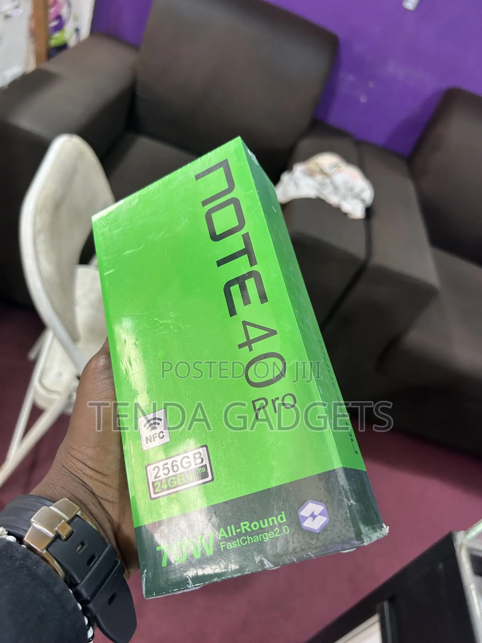 New Infinix Note 40 Pro 256 GB Black