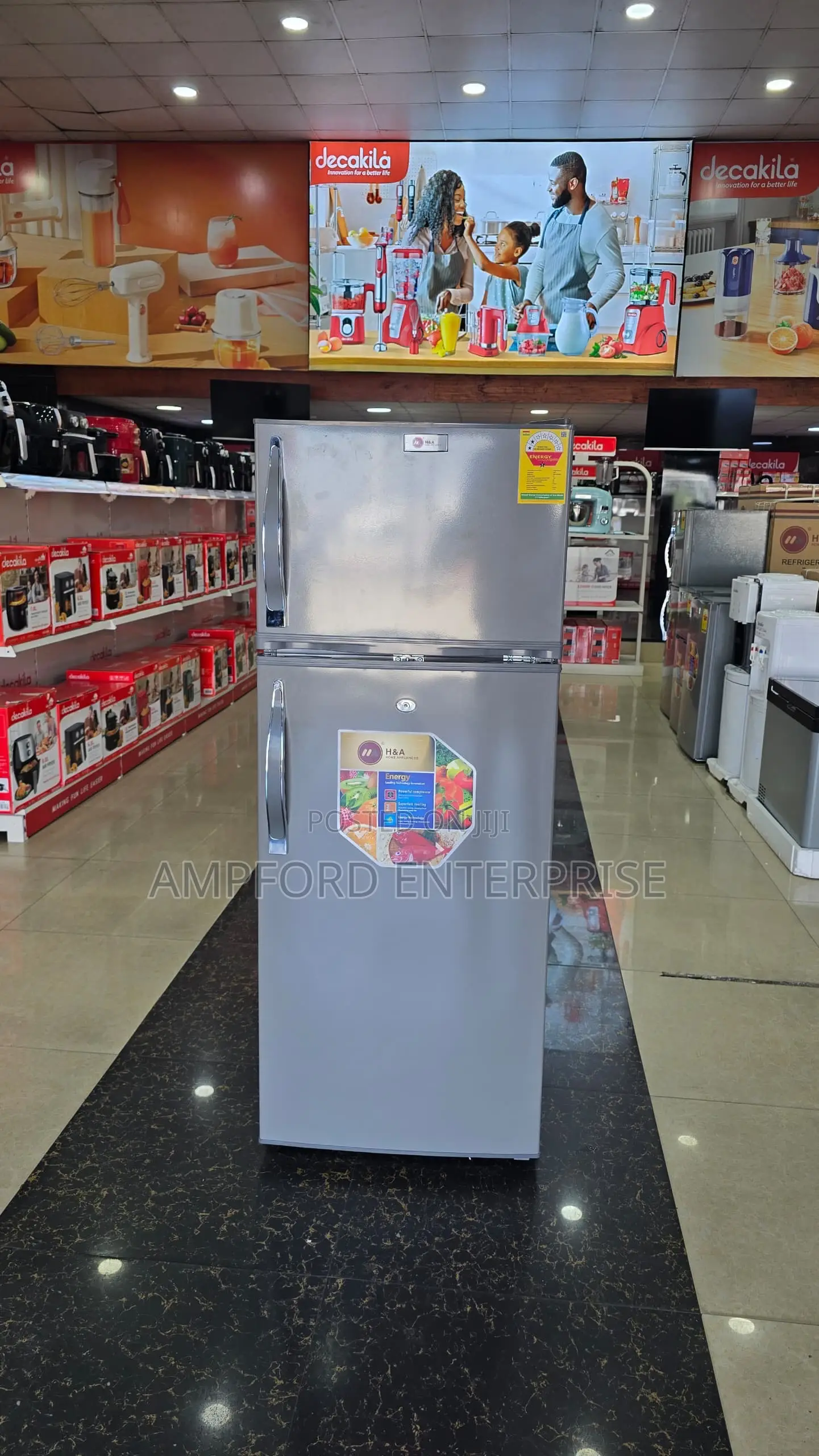 H a Fridge Double Door 150l