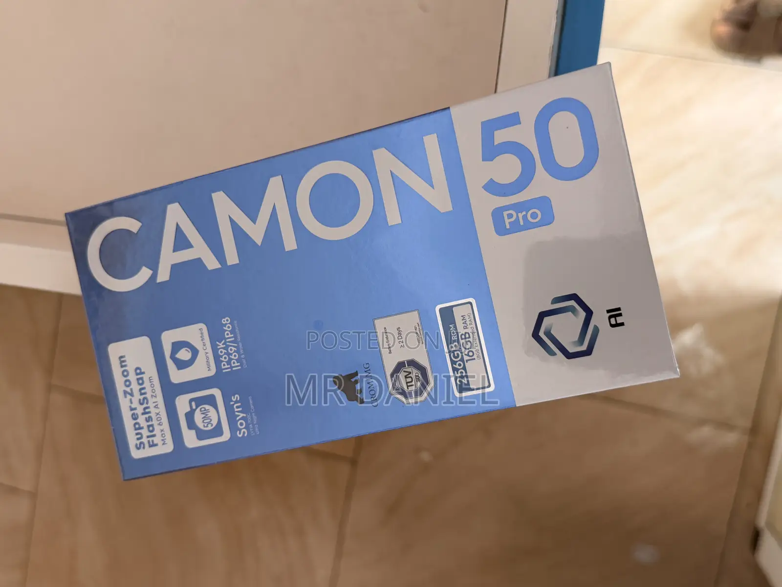 New Tecno Camon 50 Pro 256 GB Black