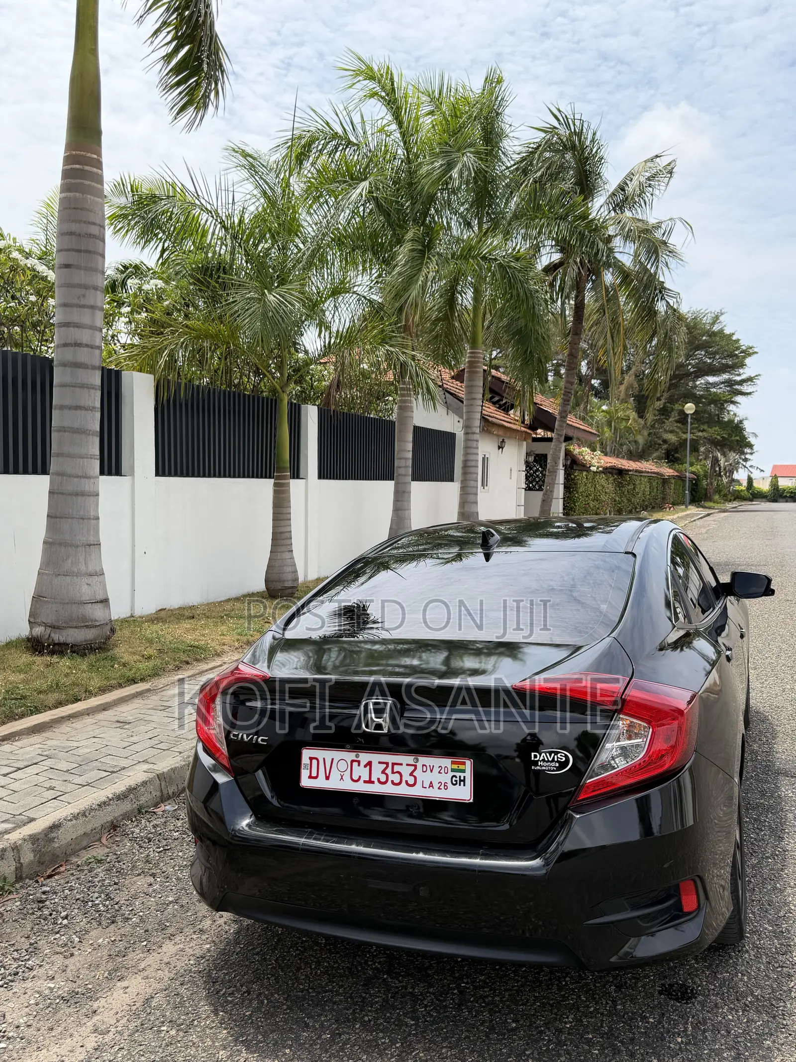 Honda Civic EX Sedan 2018 Black