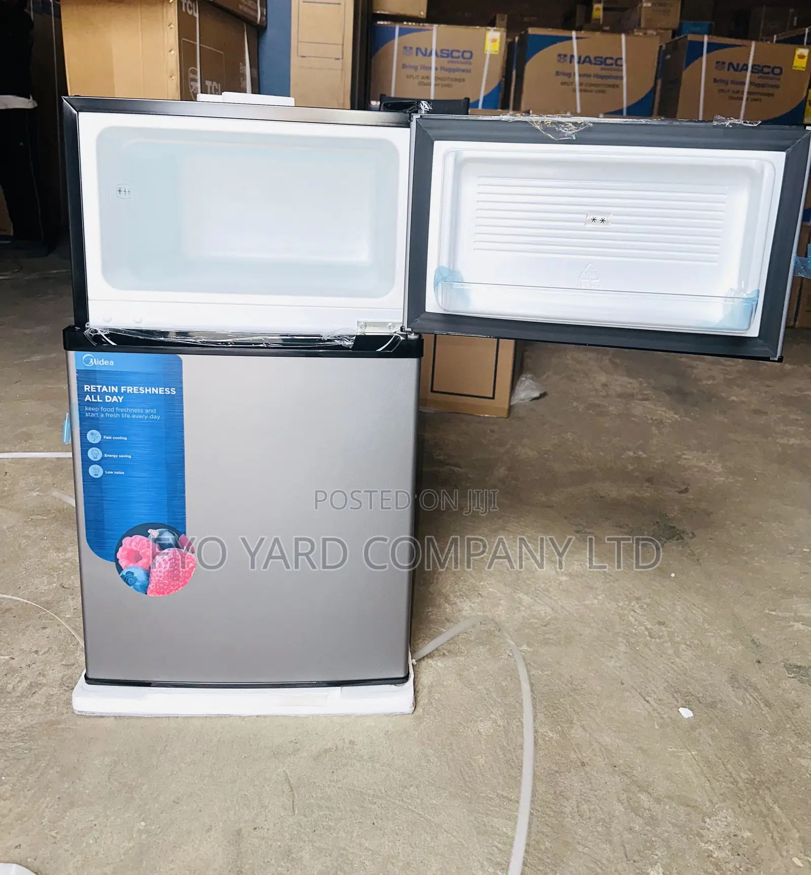 Very Spacious Midea 87liters Double Door Fridge