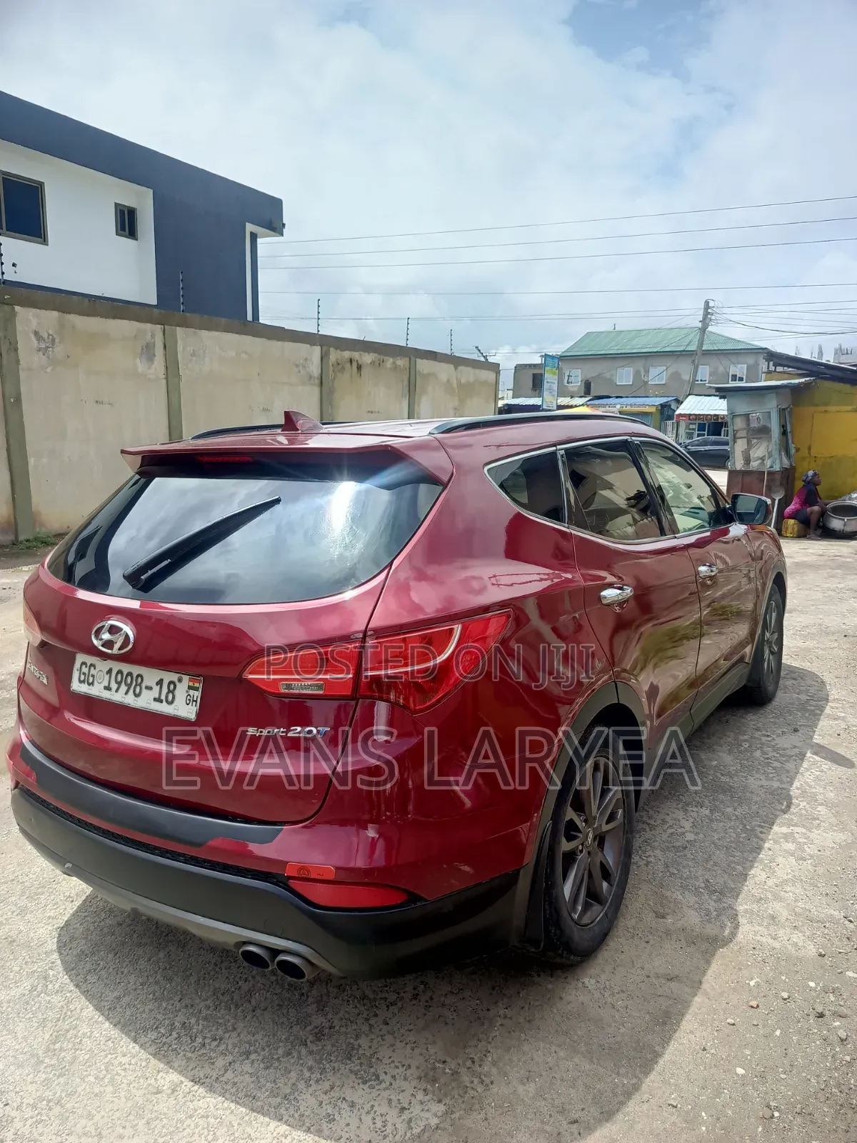 Hyundai Santa Fe 2015 Red