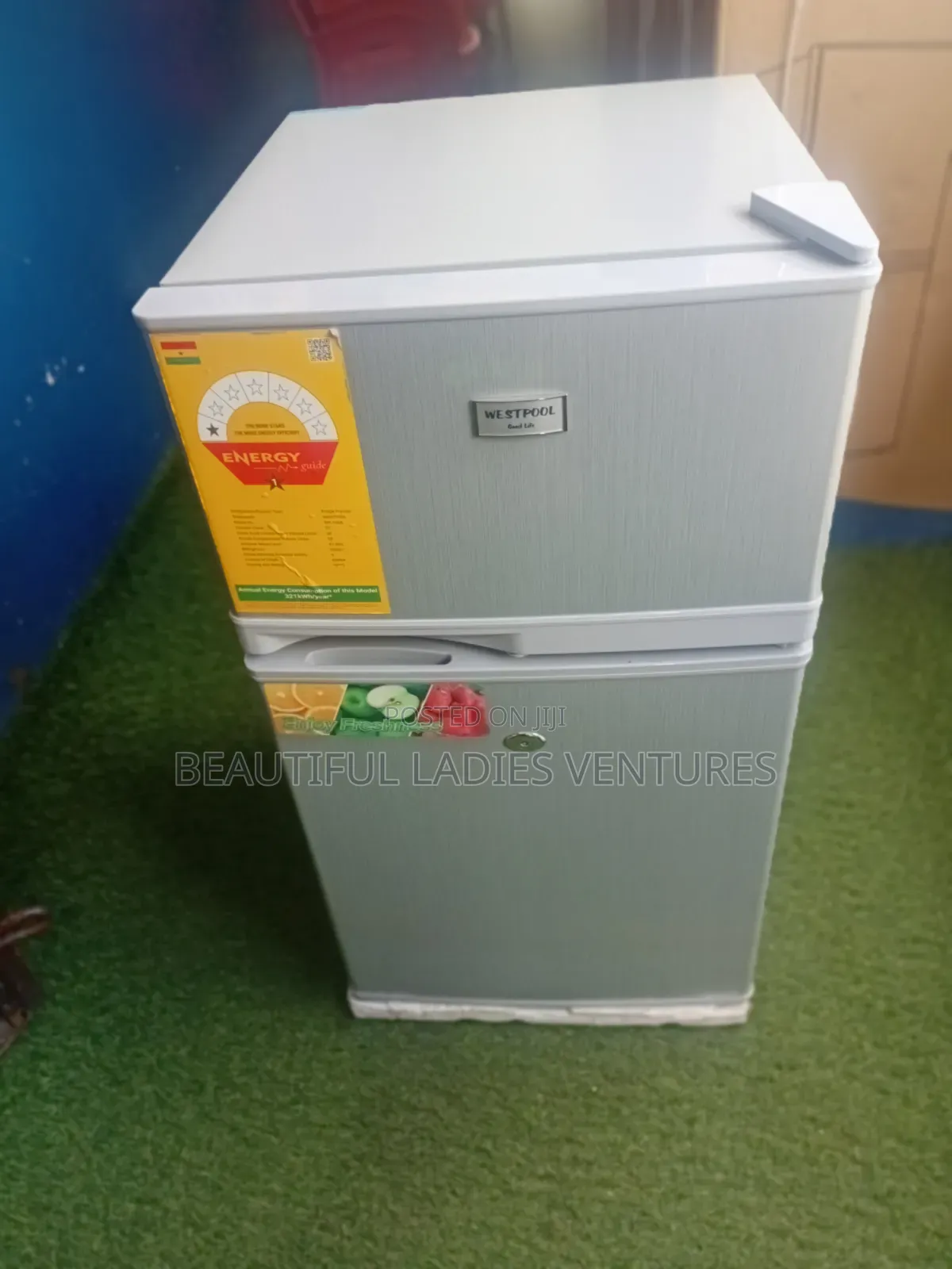 Westpool Compact Silver Refrigerator
