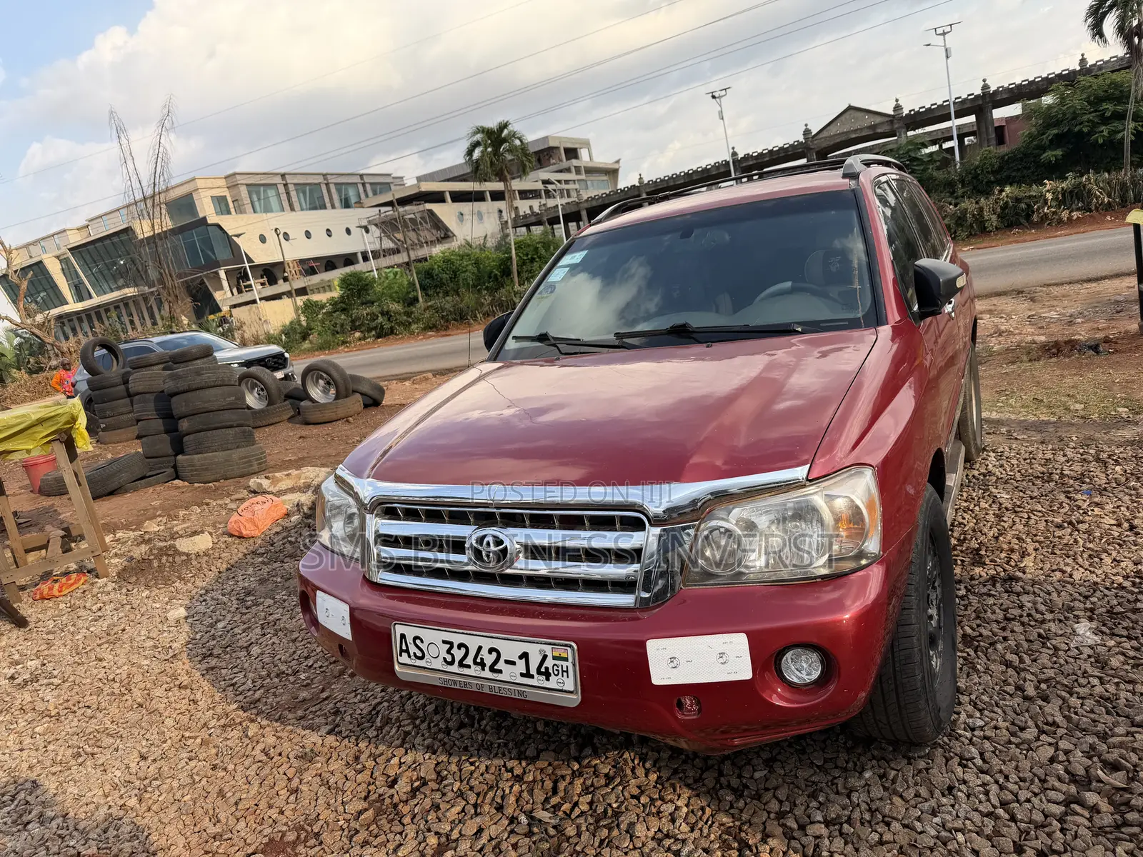 Toyota Highlander 4x4 2007 Red