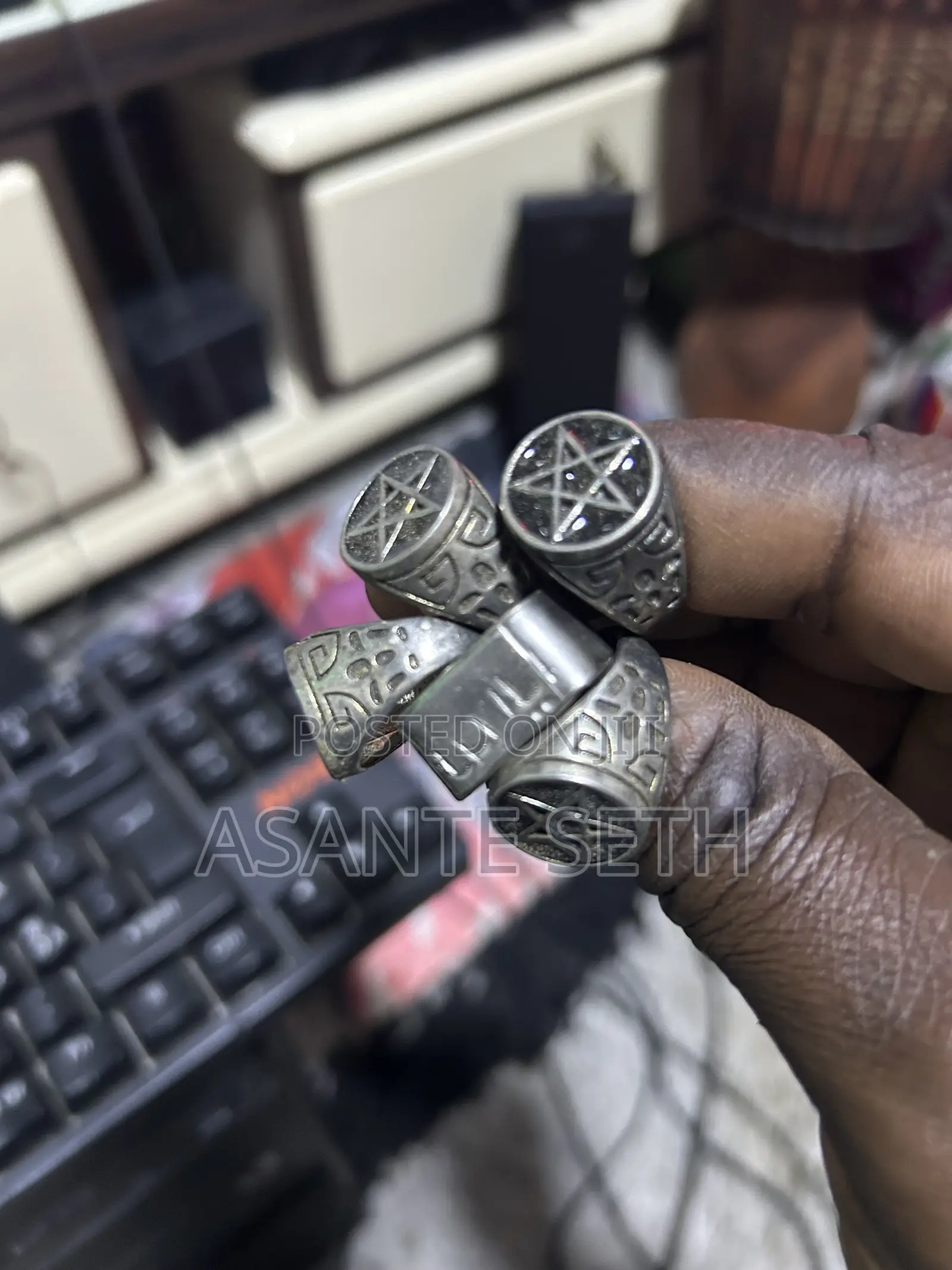 Very Powerful Star Ring for Spiritual Benefit /Protection Against Evil