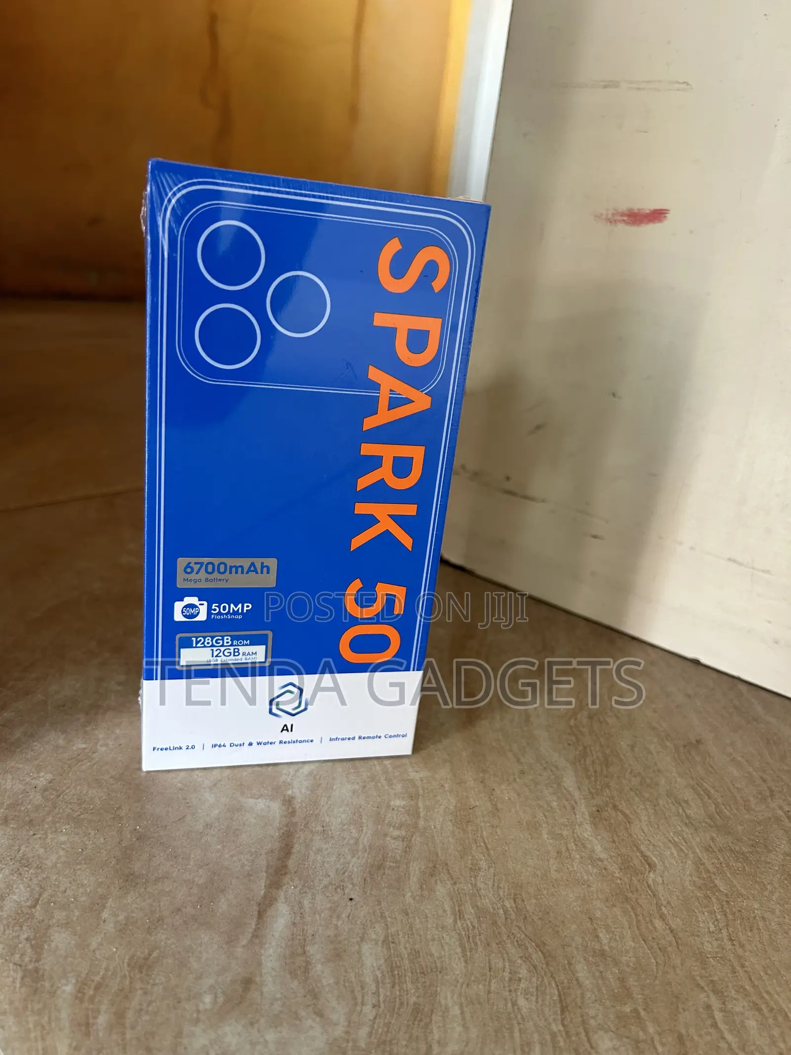 New Tecno Spark 50 128 GB Black