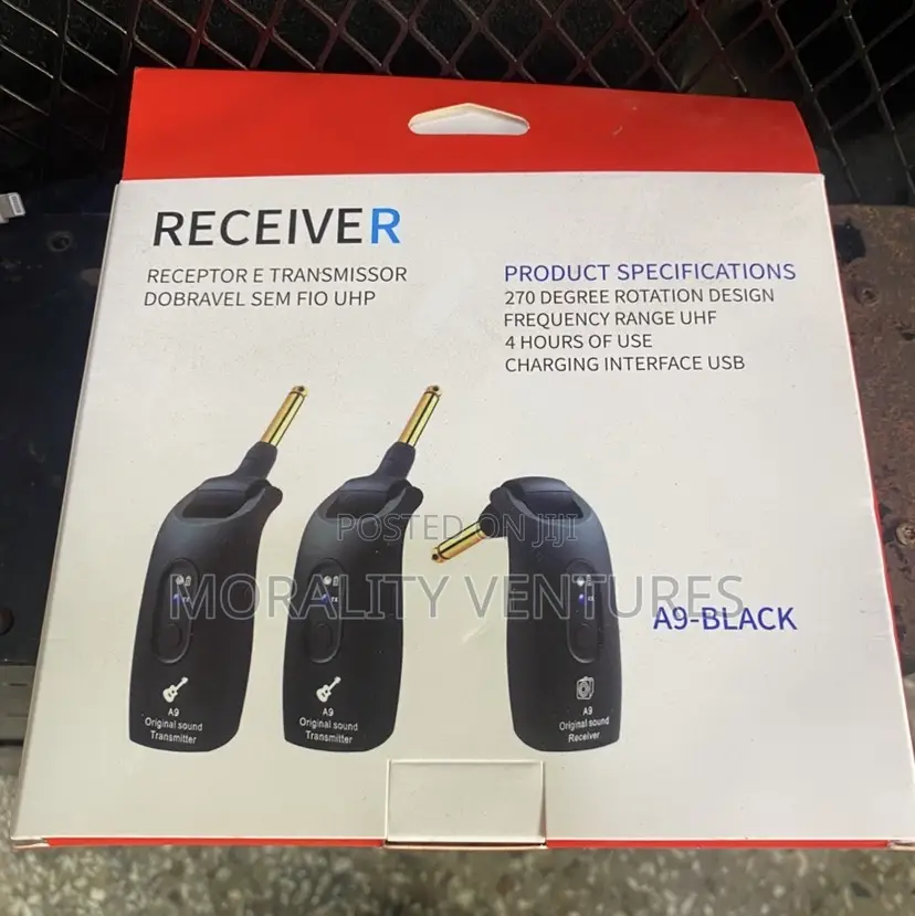A9 Wireless Guitar Transmitter and Receiver