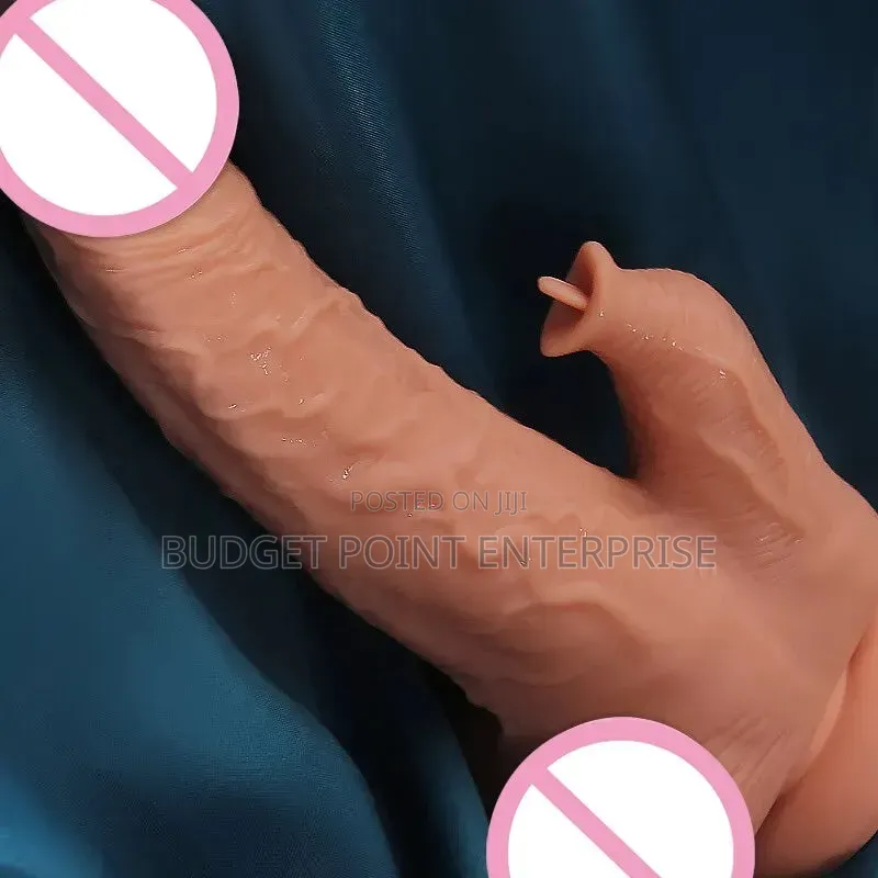 Rechargeable Realistic 8 Inches Dildo Vibrator and Licker
