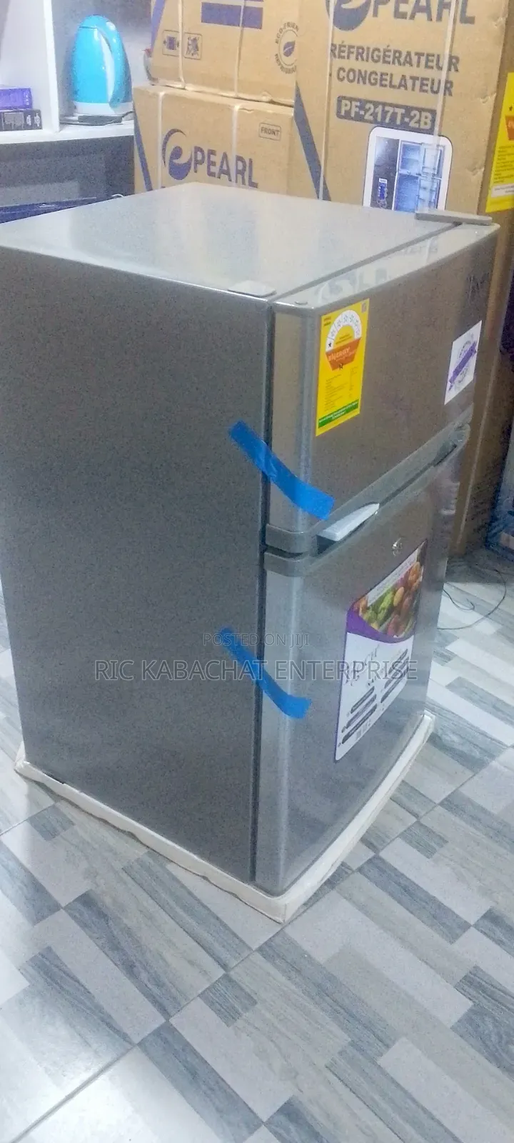 Roch Double Door Fridge With Top Freezer