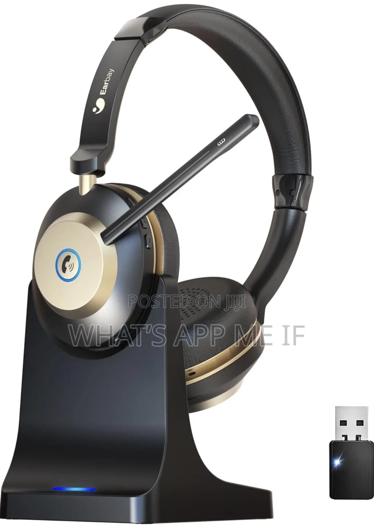 Wireless Headset, Bluetooth Headset With Microphone Noise Canceling