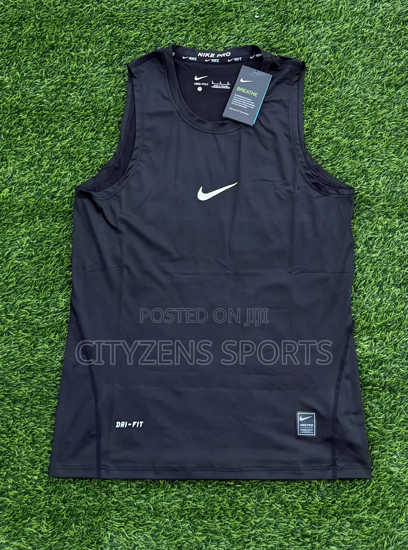 Nike Black Sleeveless Top