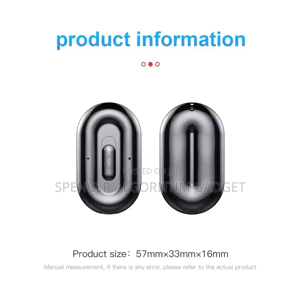 Magnetic Ornament Hd Voice Recorder 50hrs After Charge