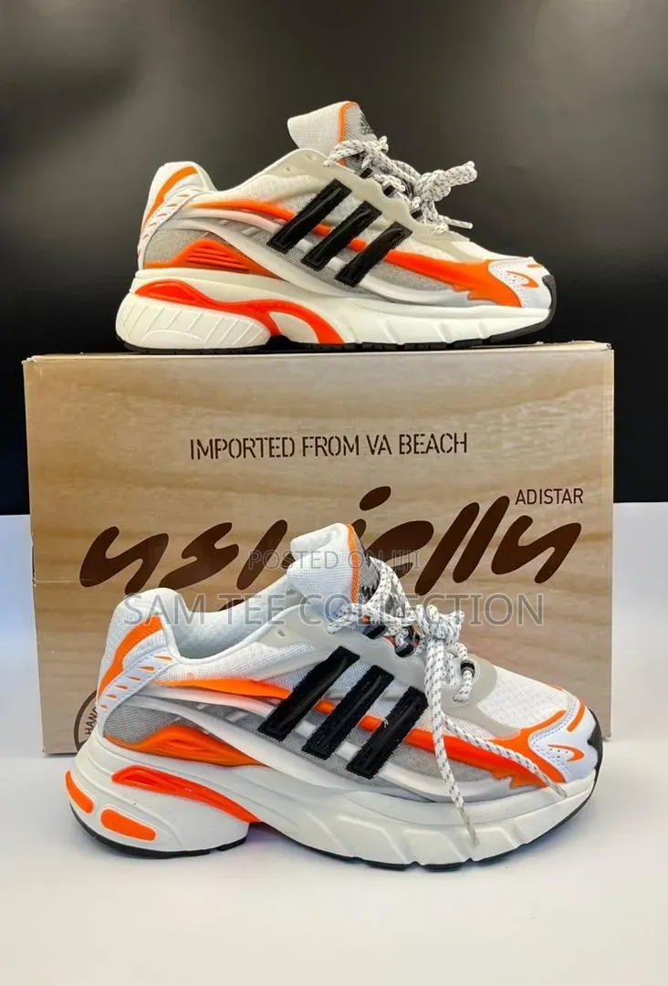 Pharrell Williams X Adidas Adistar Jellyfish. Greyblack and Orangegrey