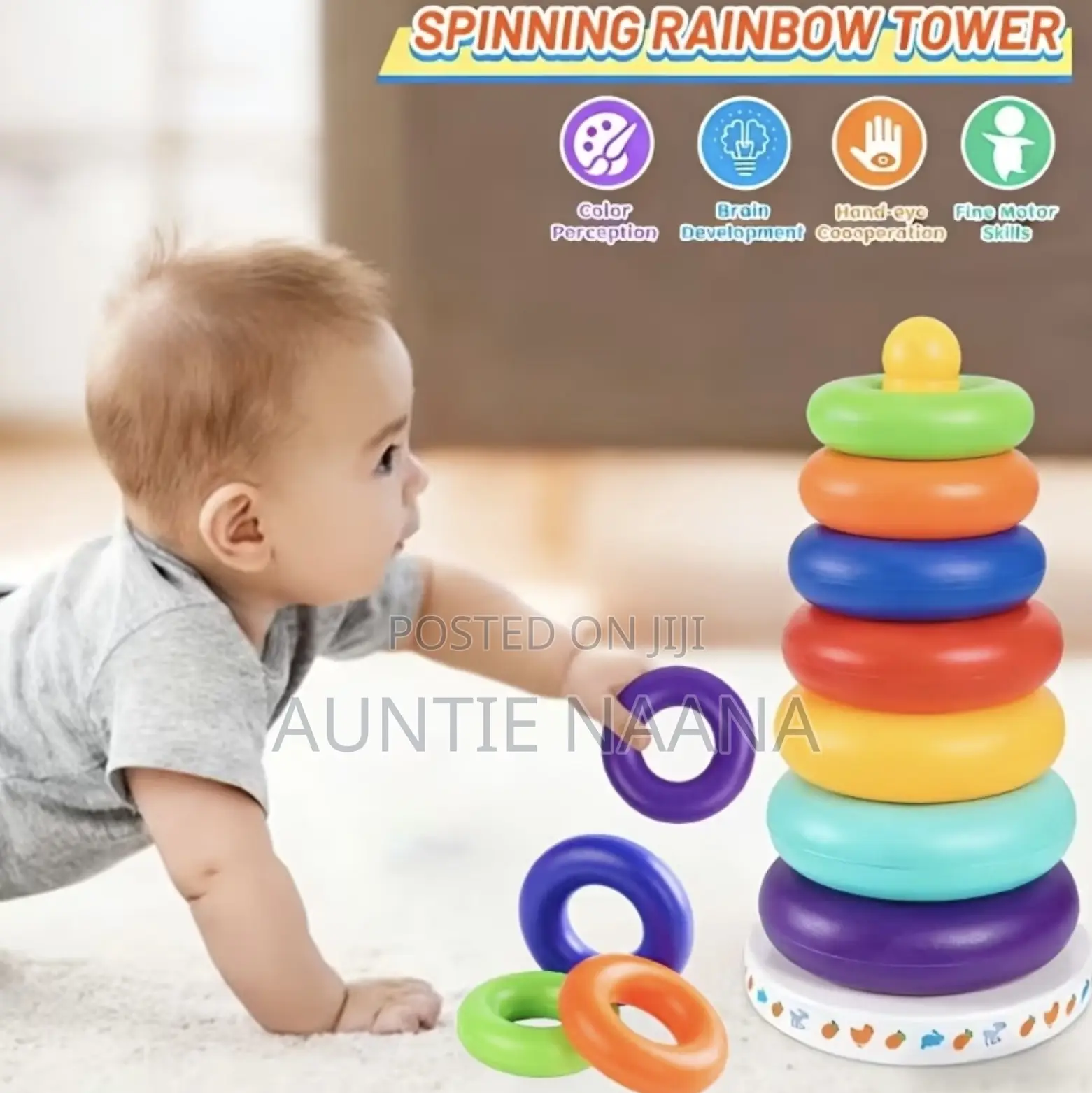 Musical Classic Sensory Stacking Tower