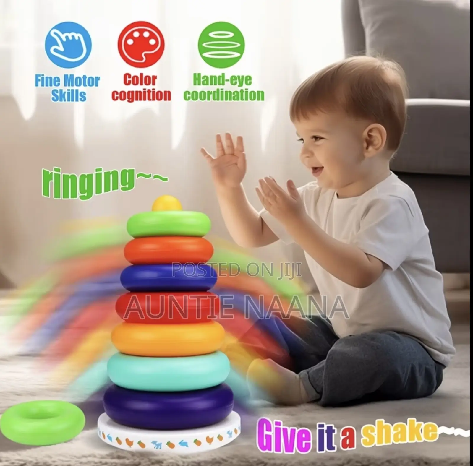 Musical Classic Sensory Stacking Tower