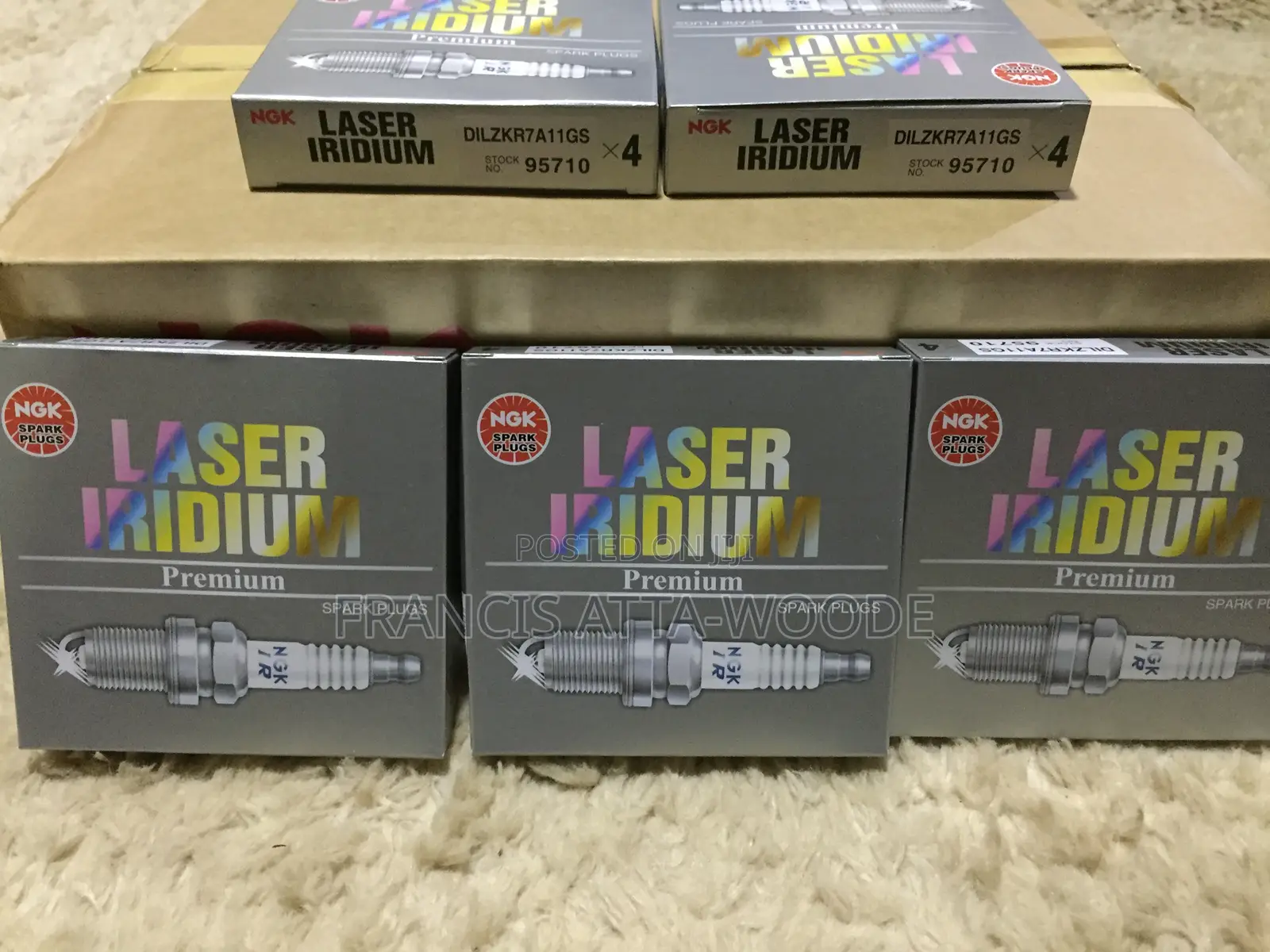 Original Spark Plugs Laser Iridium Premium, Dilzkr7a11gs 95710