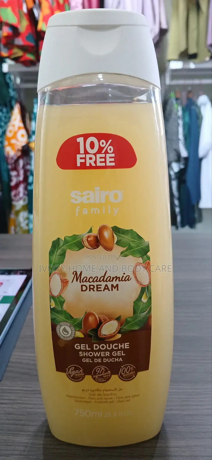 Sairo Family Madadamia Dream Shower Gel