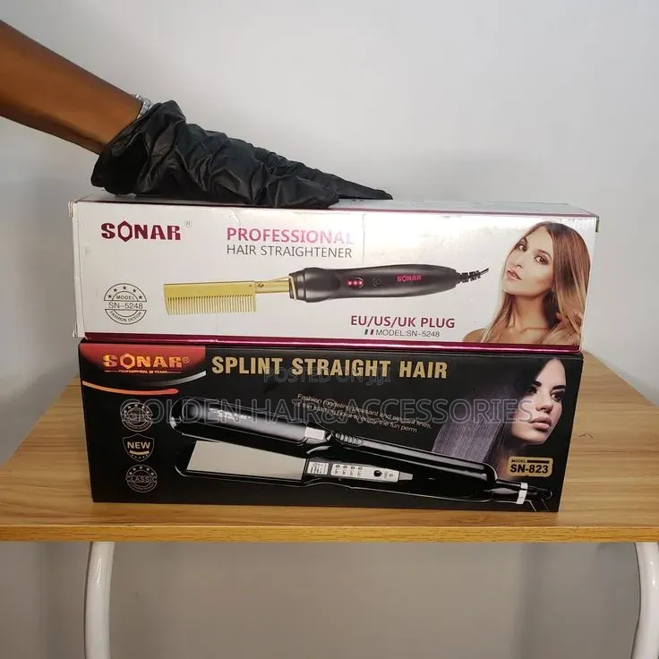 Hot Comb And Straightener Combo
