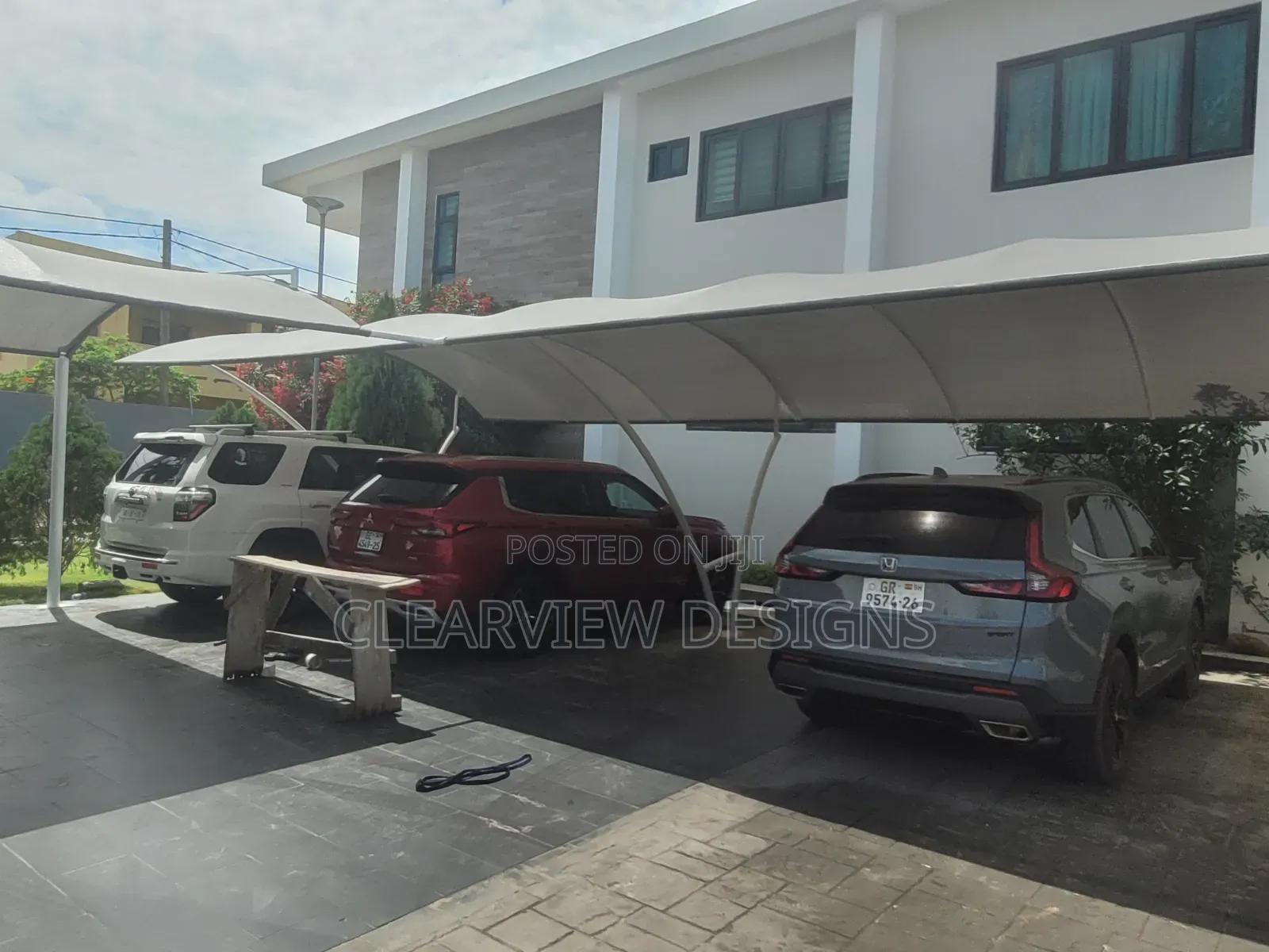 Heavy-Duty Steel Carports for Multiple Vehicles