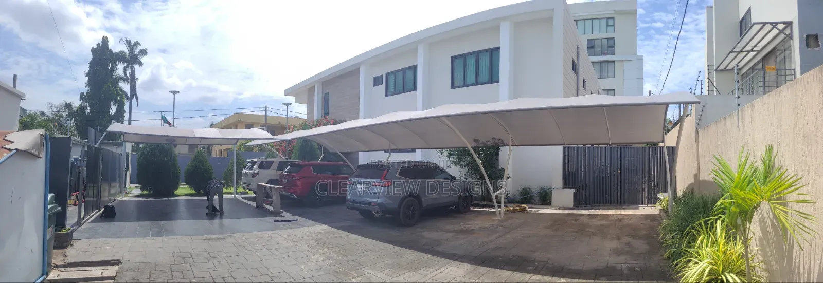 Heavy-Duty Steel Carports for Multiple Vehicles