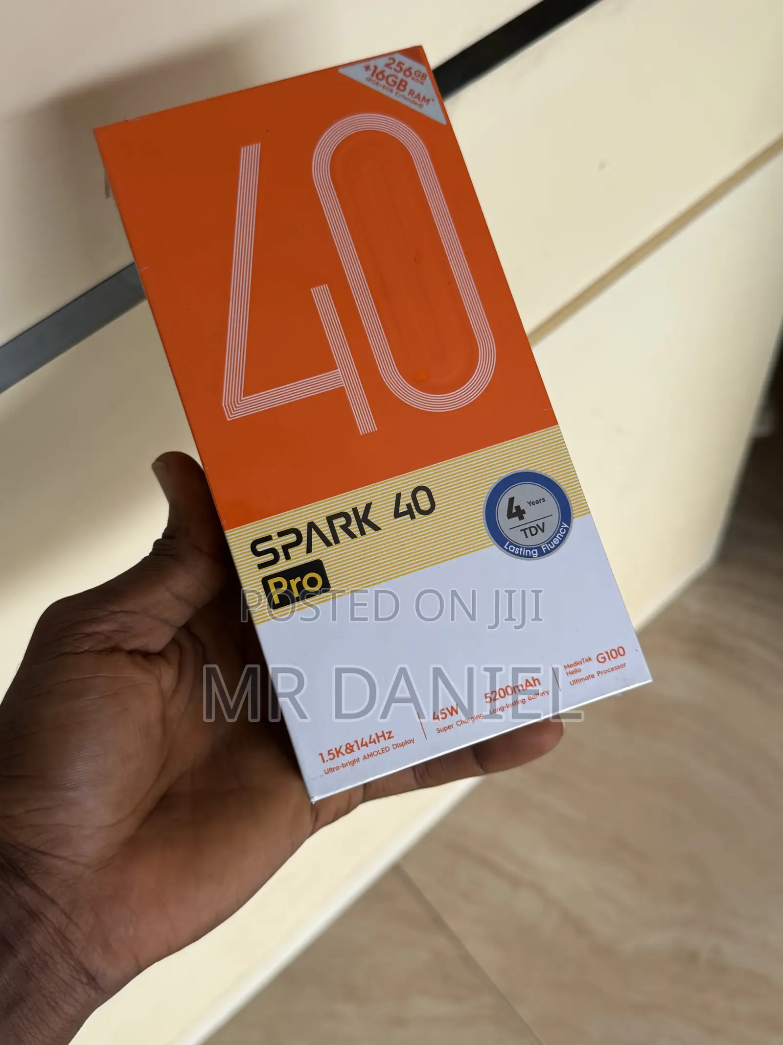New Tecno Spark 40 Pro 256 GB Black