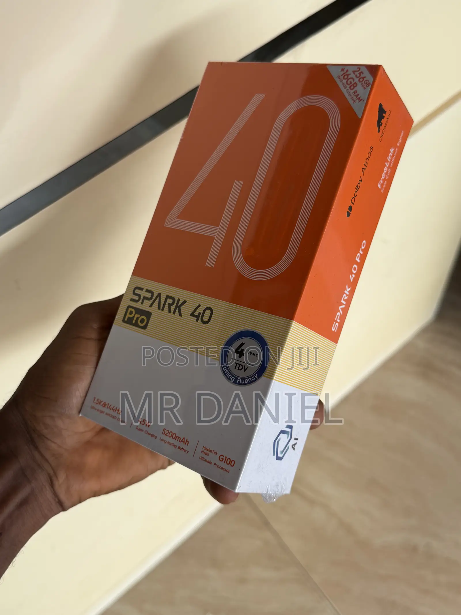 New Tecno Spark 40 Pro 256 GB Black