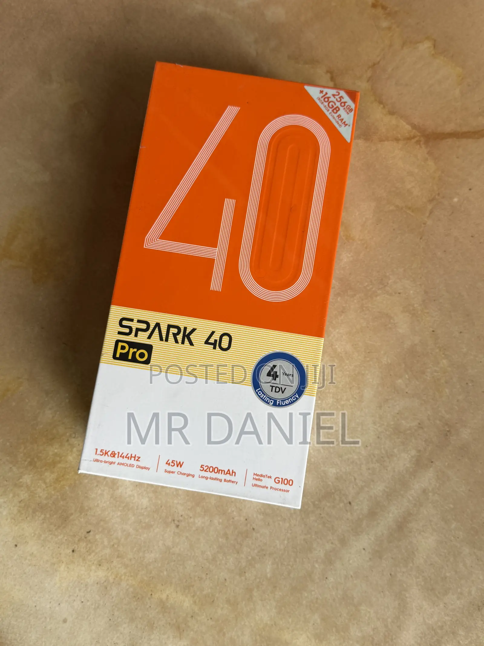 New Tecno Spark 40 Pro 256 GB Gray