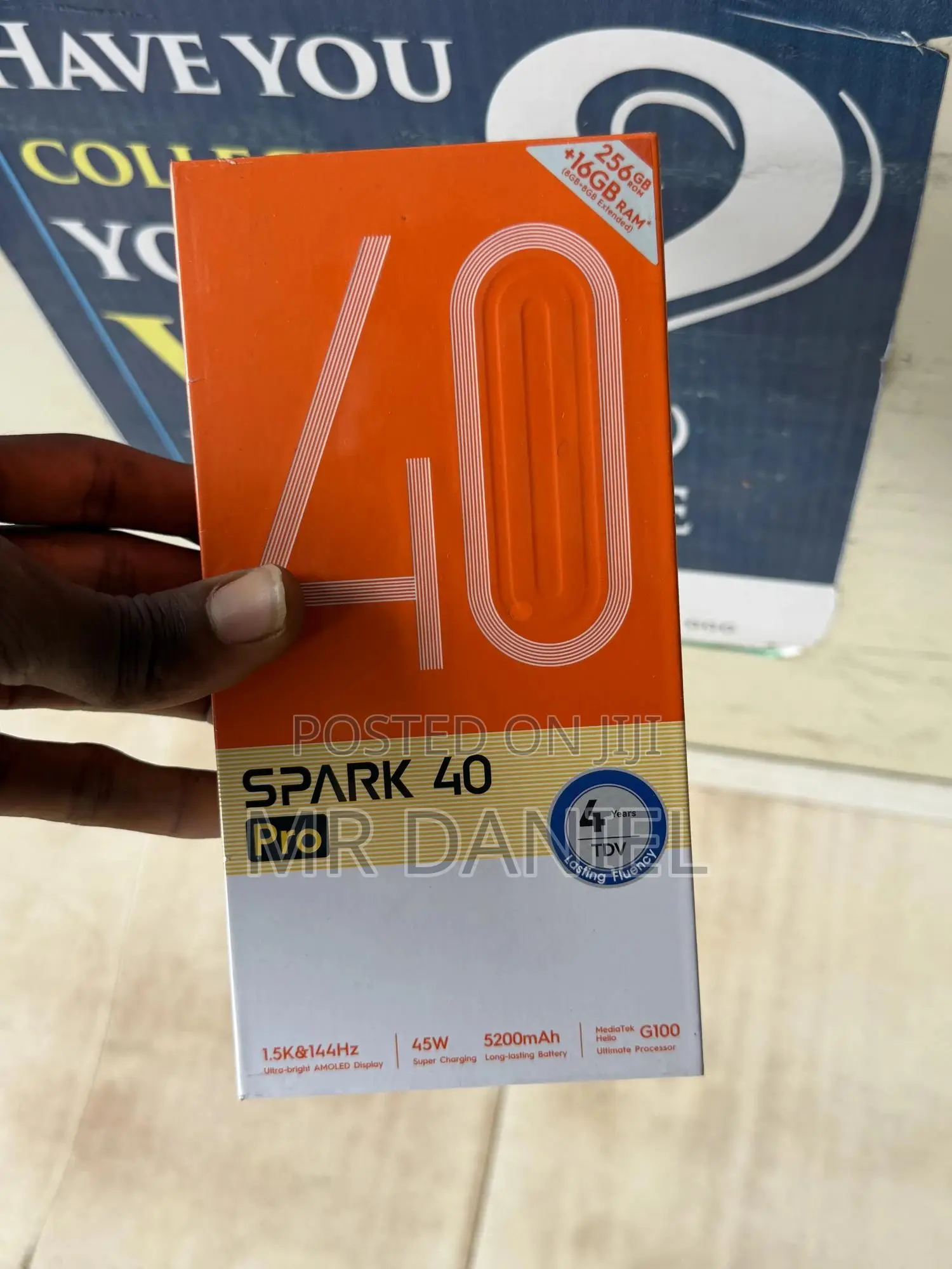New Tecno Spark 40 Pro 256 GB White