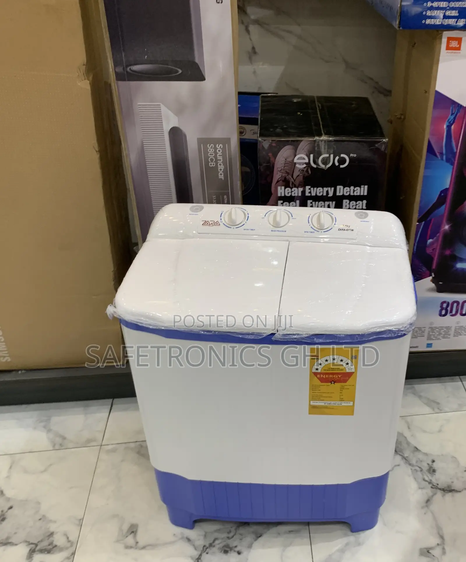 Just Shop Zara-Zar-70tw 7kg Semi-Automatic Top Load Washing Machine