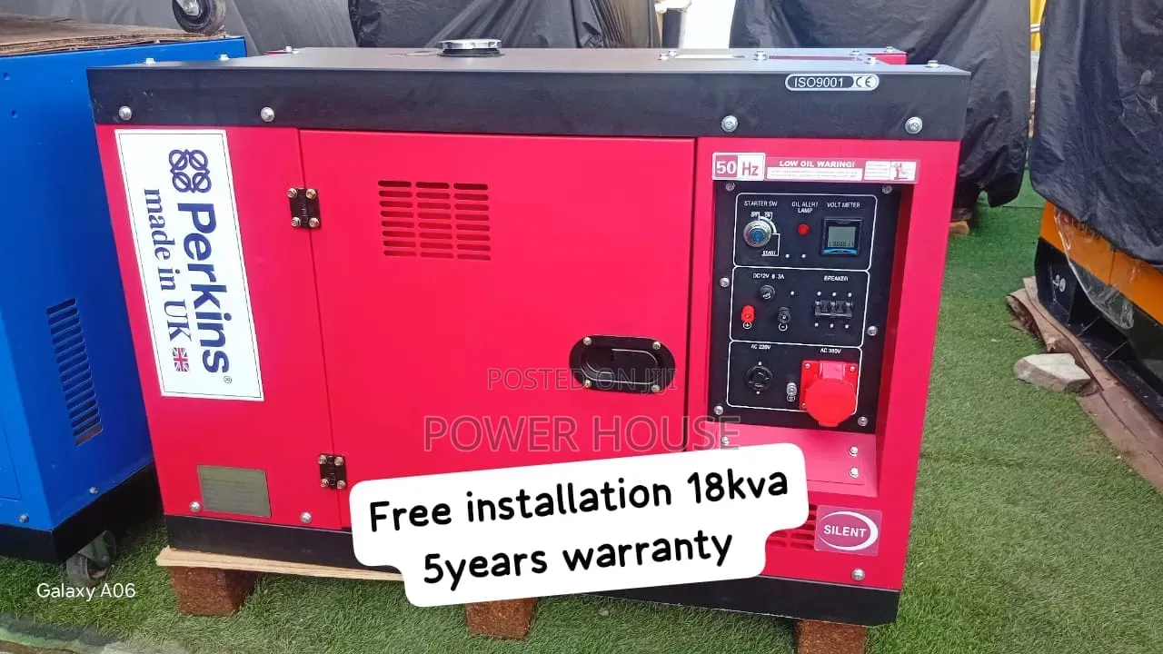 Never Worry About Power Outages Again – Perkins 18kva Diesel Generator