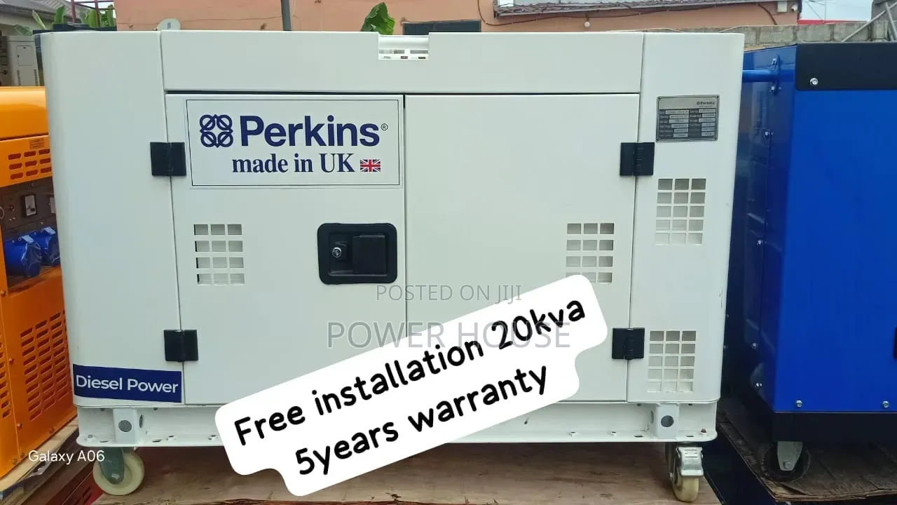 Keep Your Business Running – Perkins 20kva Diesel Generator Available