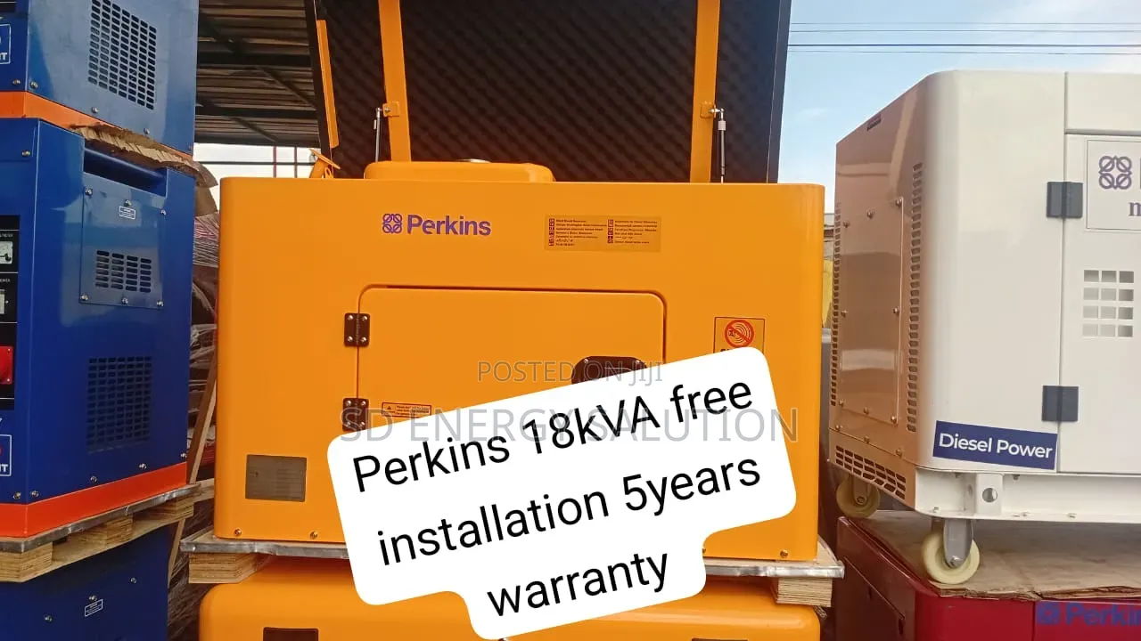 Perkins 18kva Soundproof Diesel Generator With Electric Start