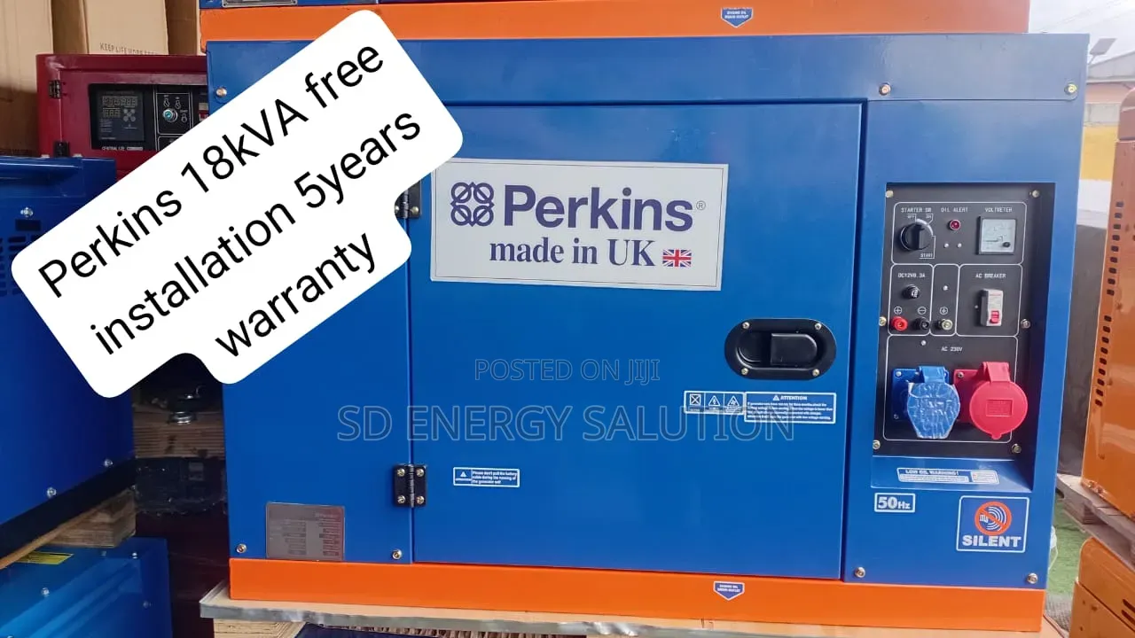 Brand New Perkins 18kva Silent Generator With Low Fuel Consumption