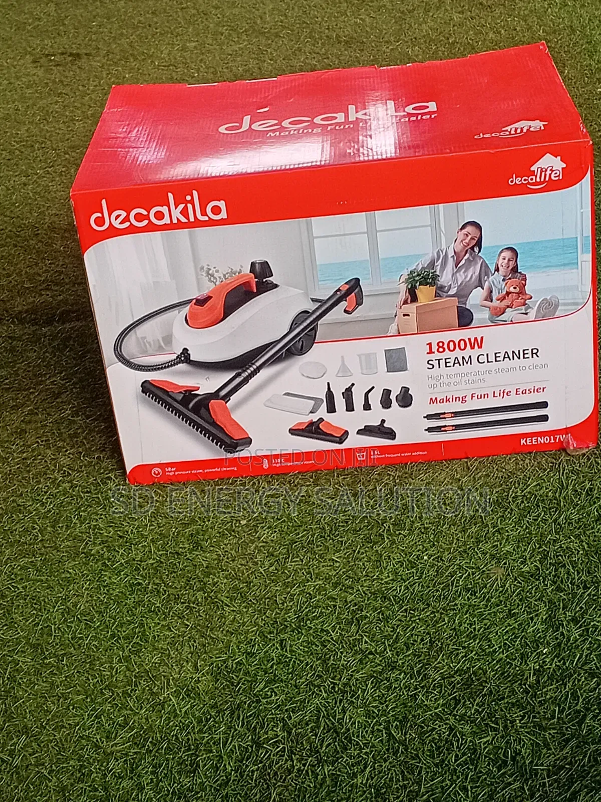Decakila 1800w High Pressure Steam Cleaner