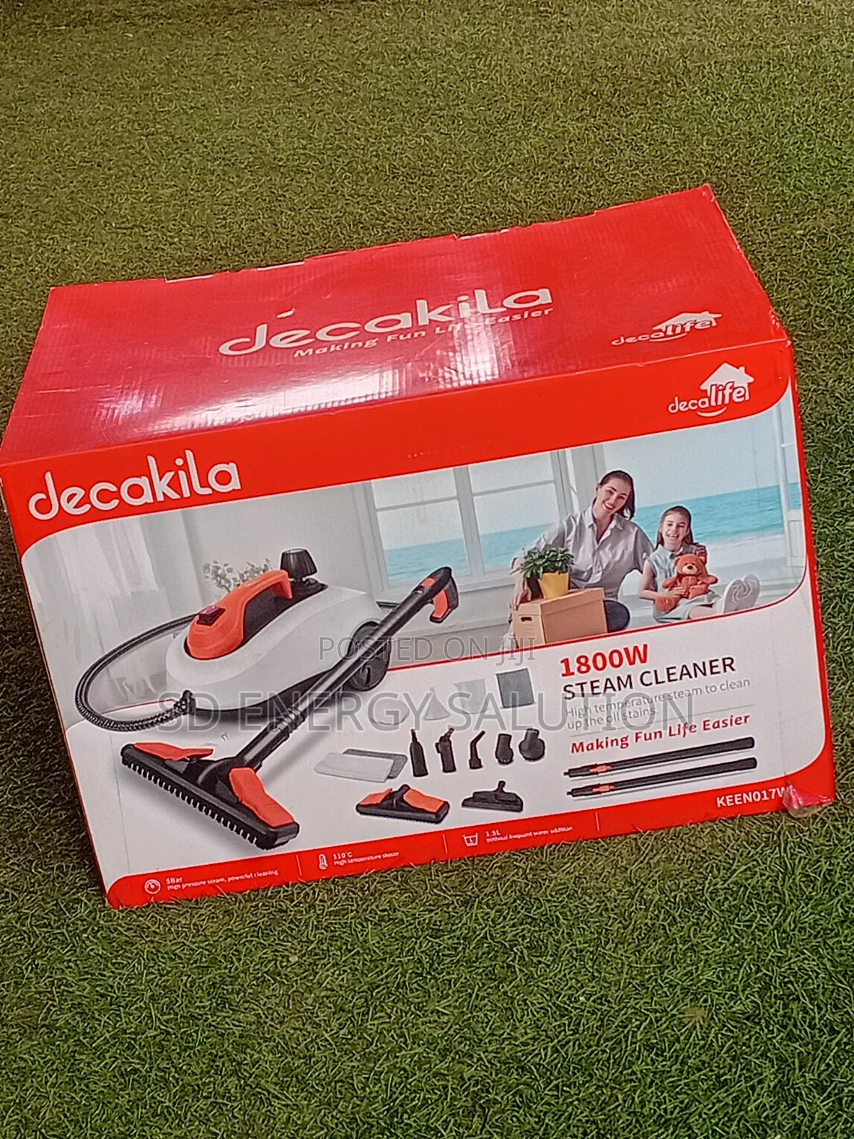 Decakila 1800w High Pressure Steam Cleaner