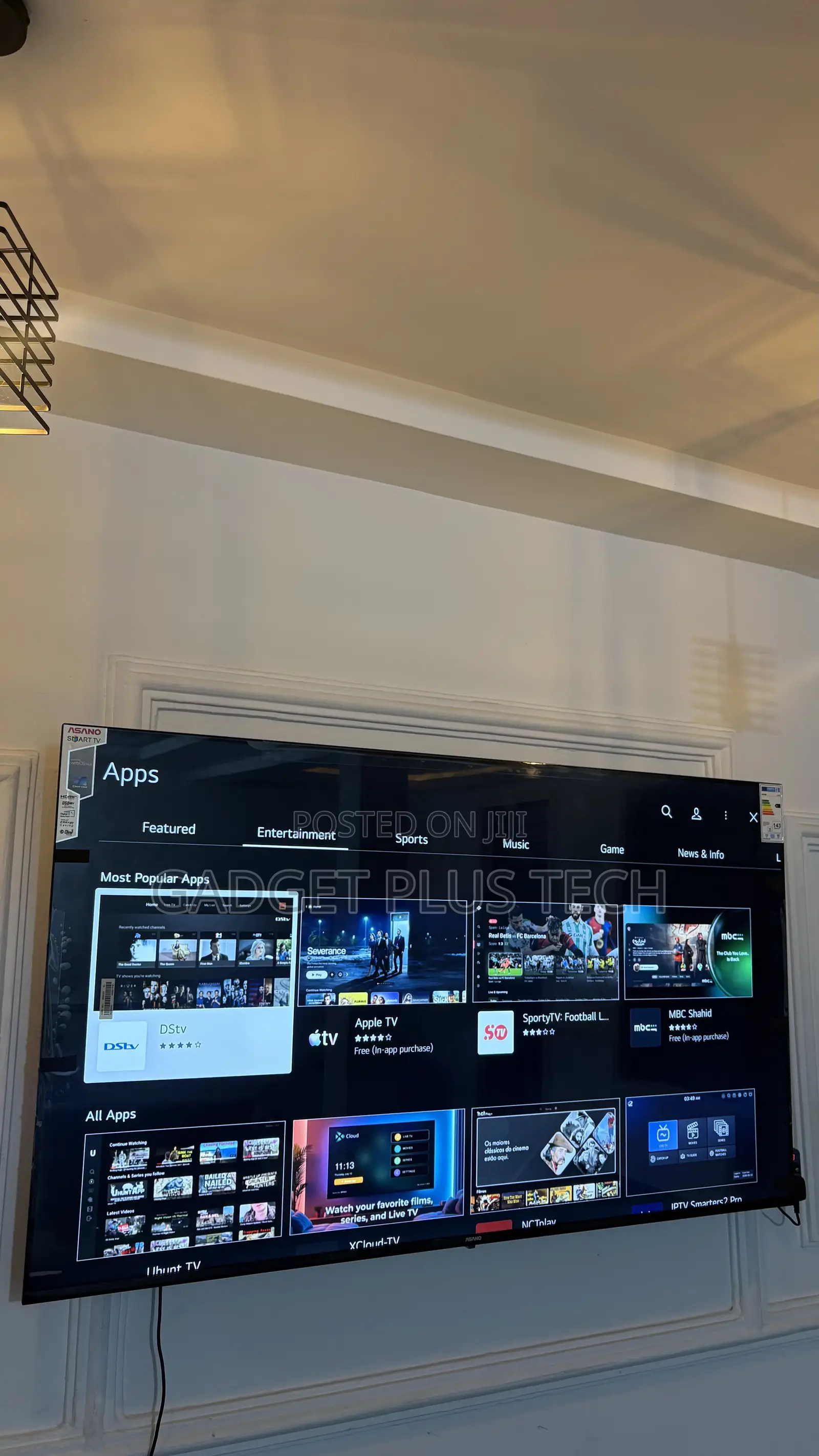 2025 65” Asano Webos Hub Smart Tv
