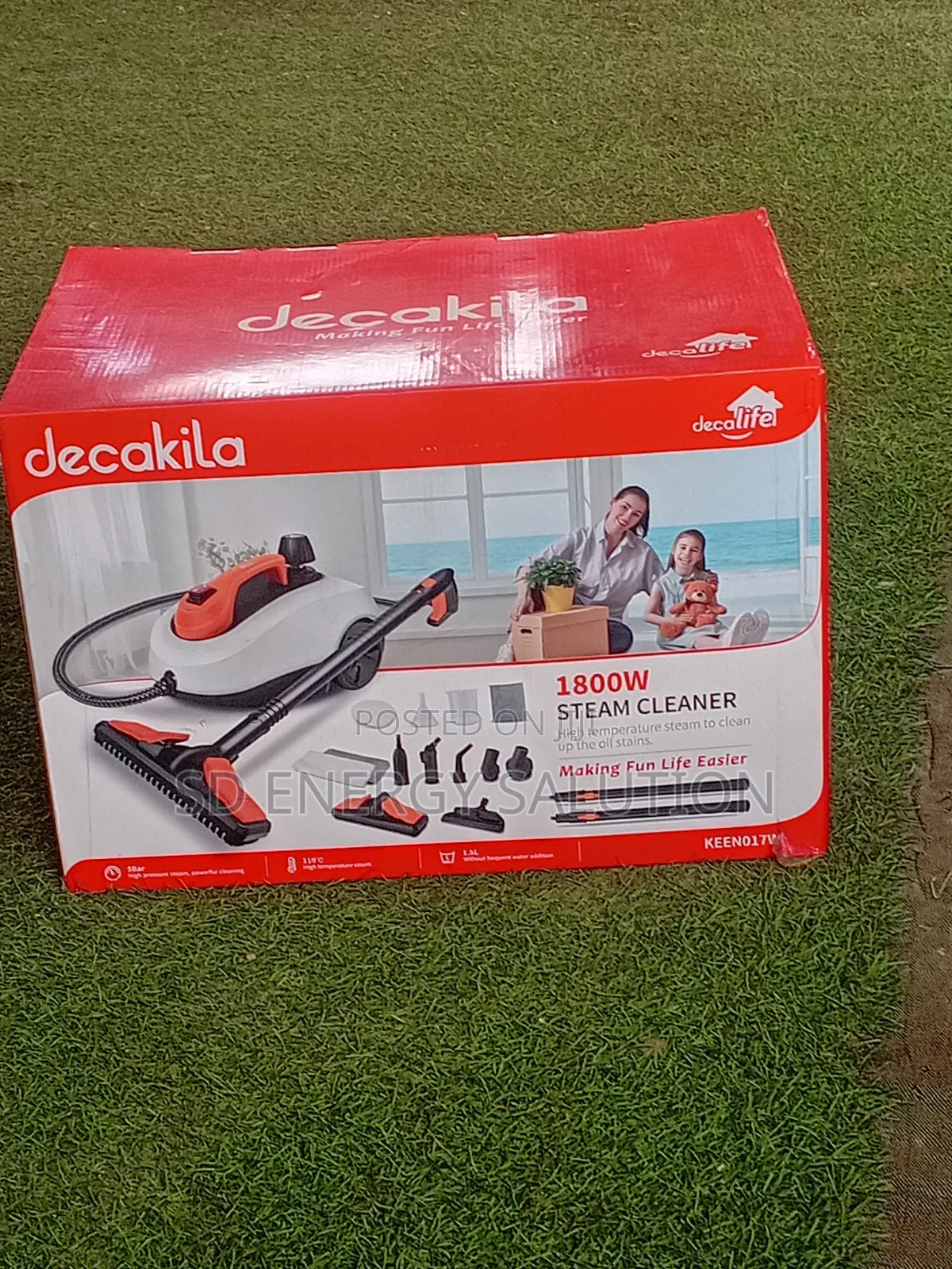 Decakila 1800w Multi-Purpose Steam Cleaning Machine