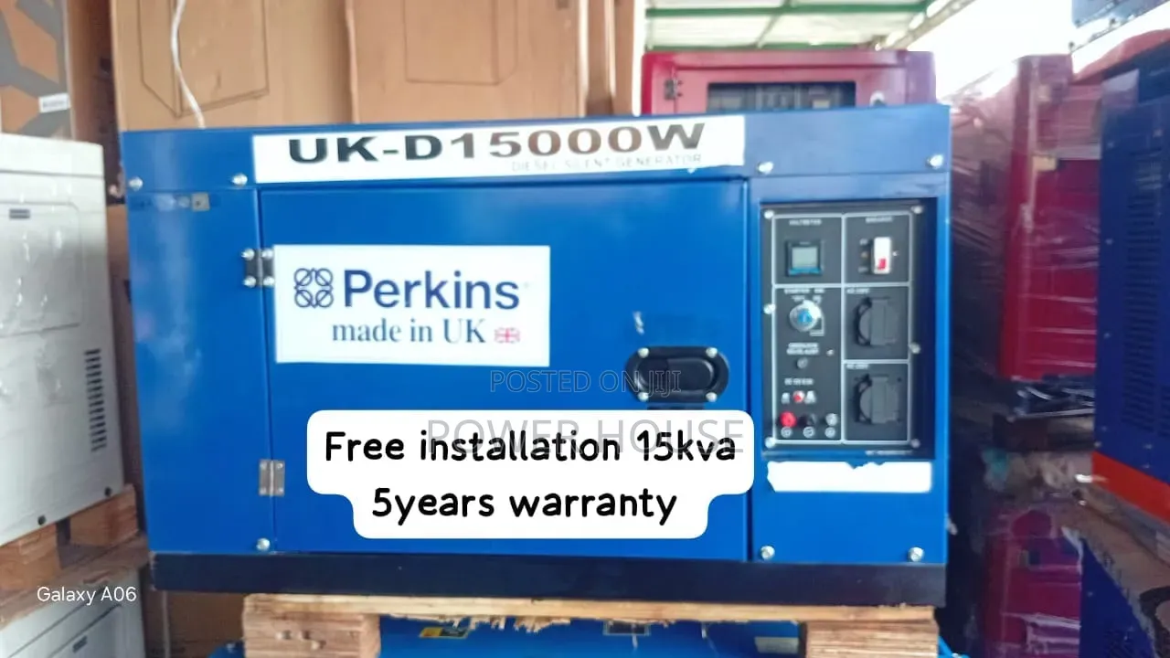 Perkins 15kva Silent Diesel Generator Set – Strong Backup Power 15kva