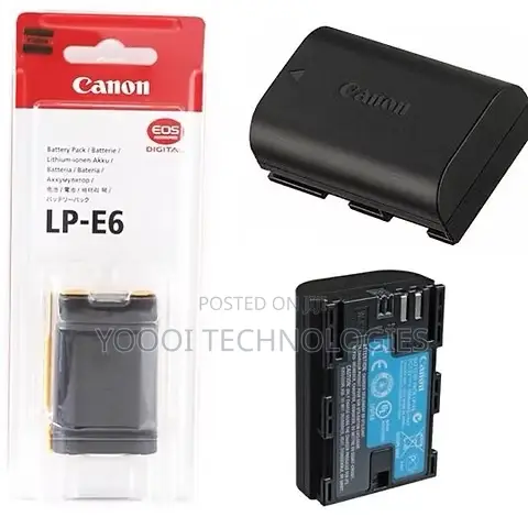 Canon Lpe6 Rechargeable Lithium-Ion Battery