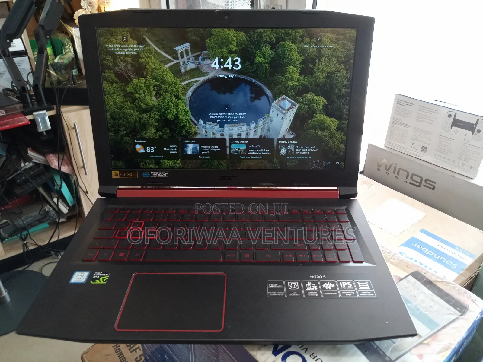 Laptop Acer Nitro 5 20GB Intel Core i7 HDD+SSD 1T