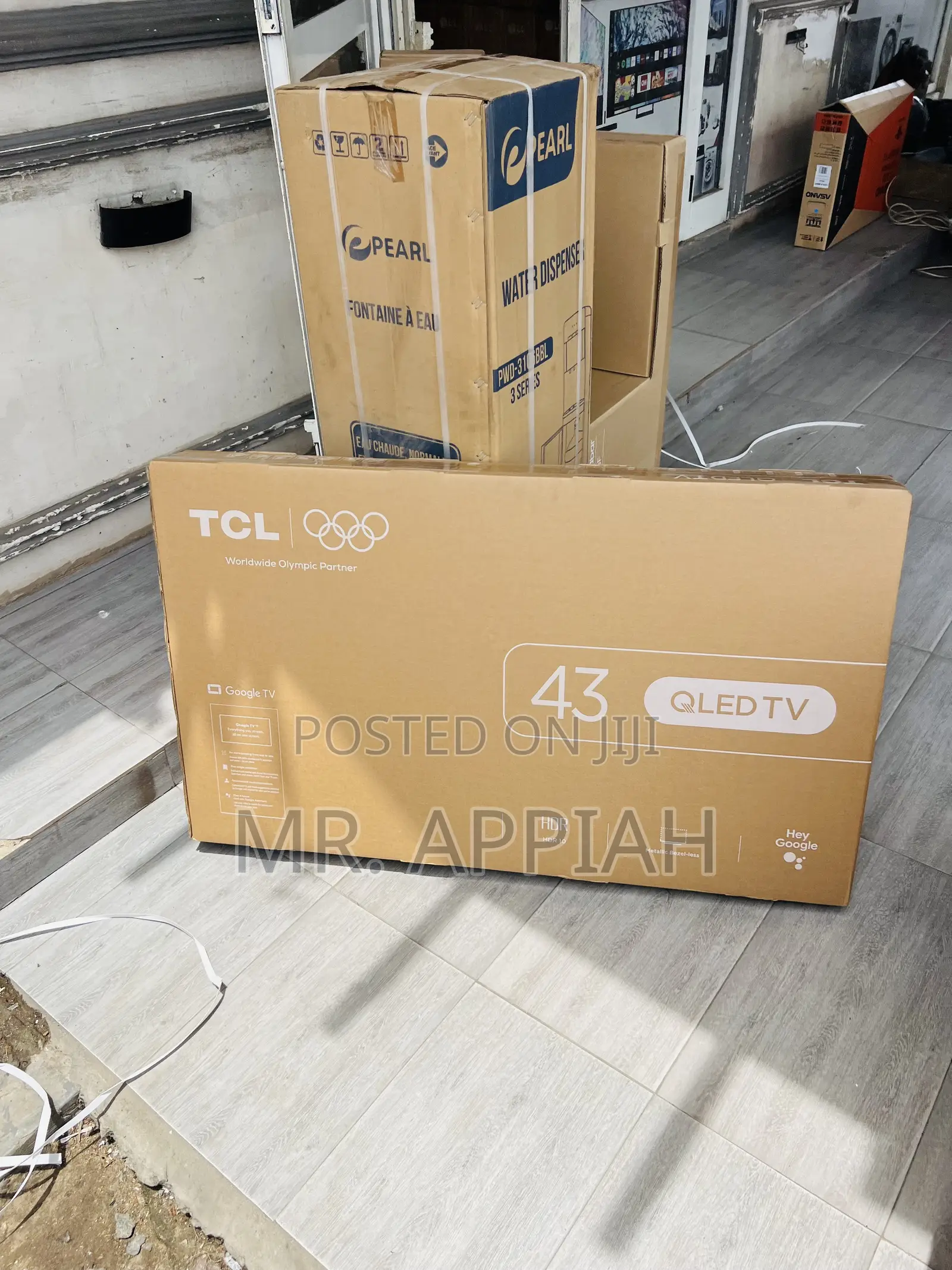 Super Affordable TCL 43” Qled Smart Television(Black).