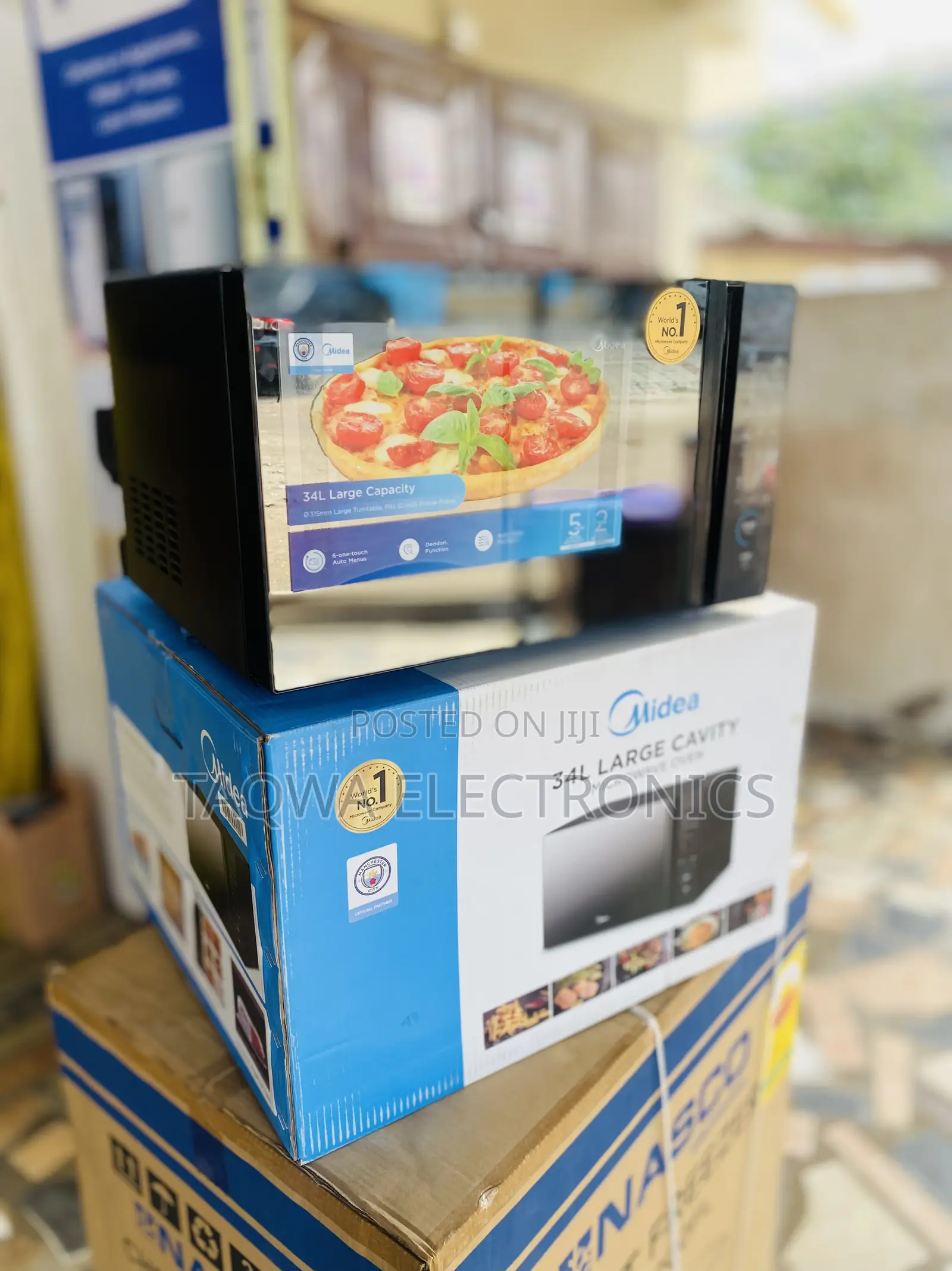 34l Large Cavity Midea Microwave Oven