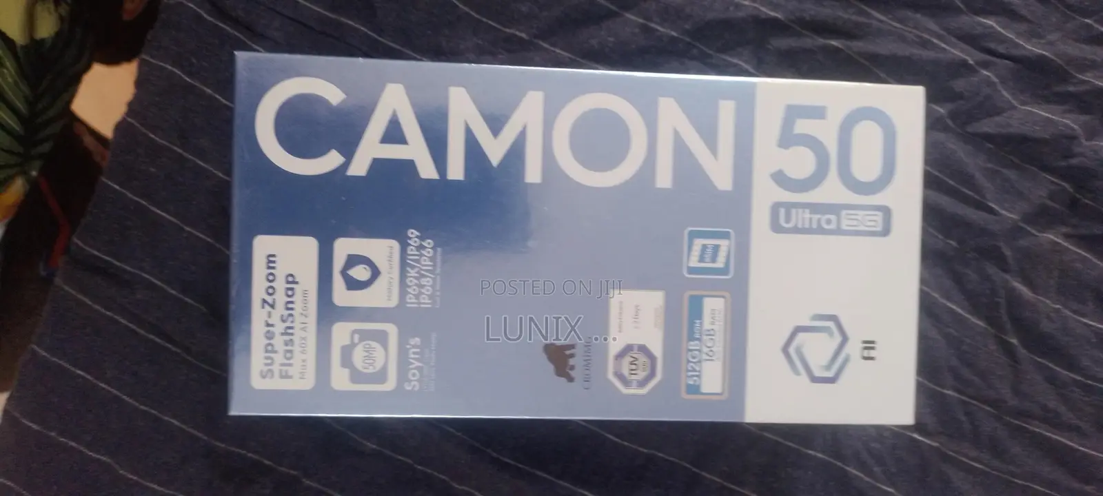 New Tecno Camon 50 Ultra 512 GB Black